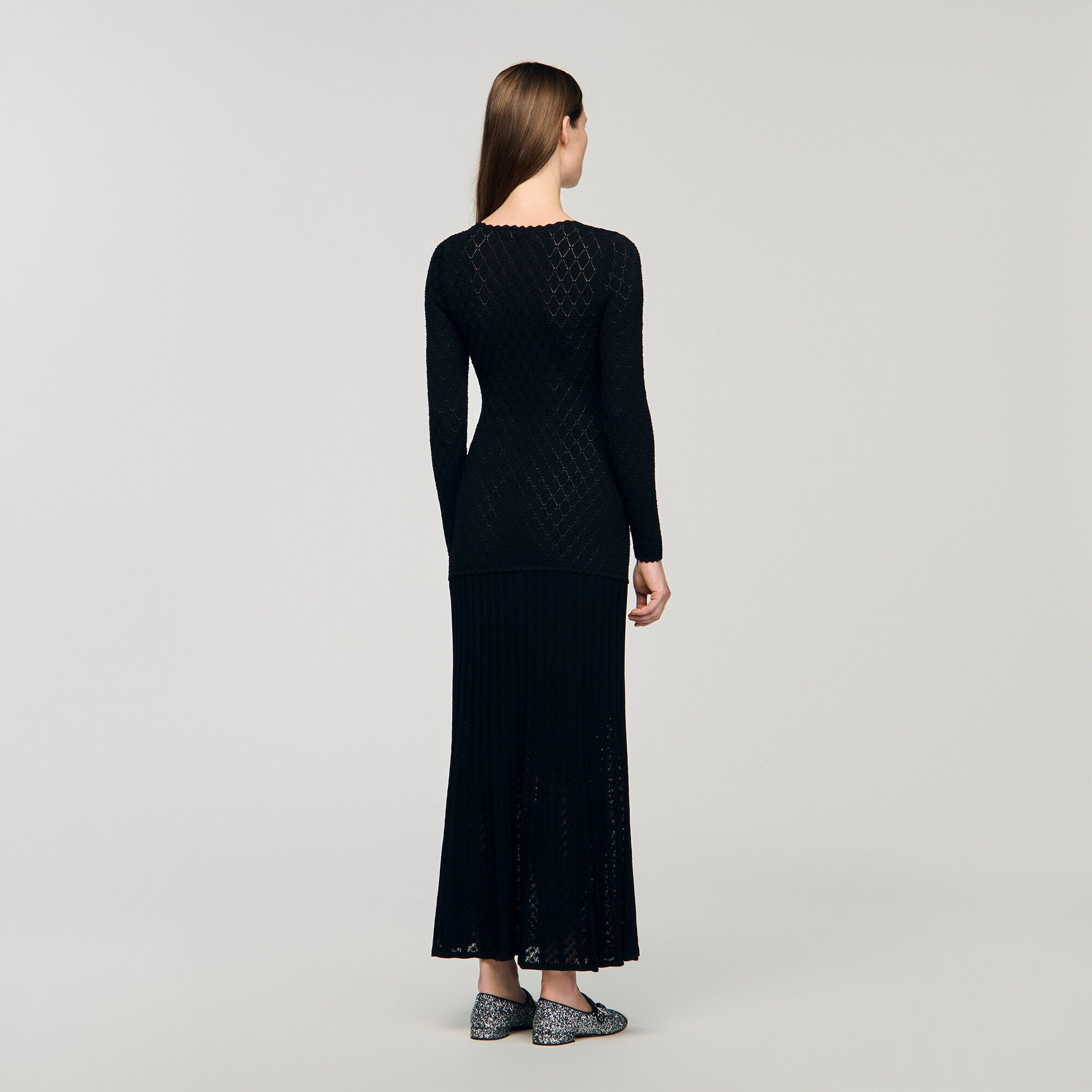 FANCY KNIT MAXI DRESS - 5