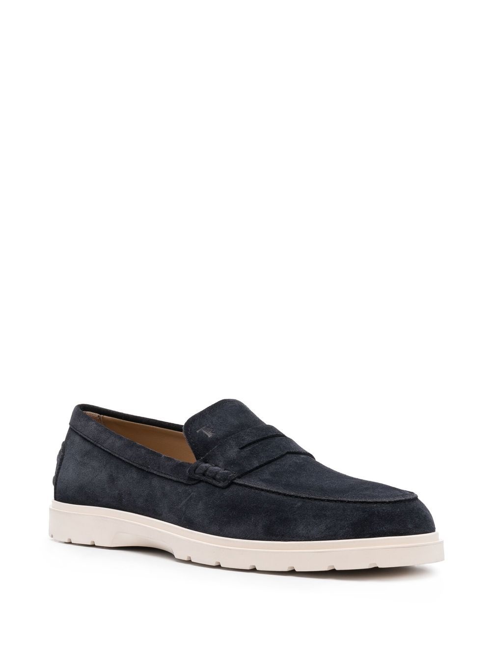 suede penny loafers - 2