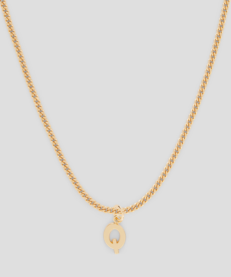 MSGM Brass letter Q charm outlook