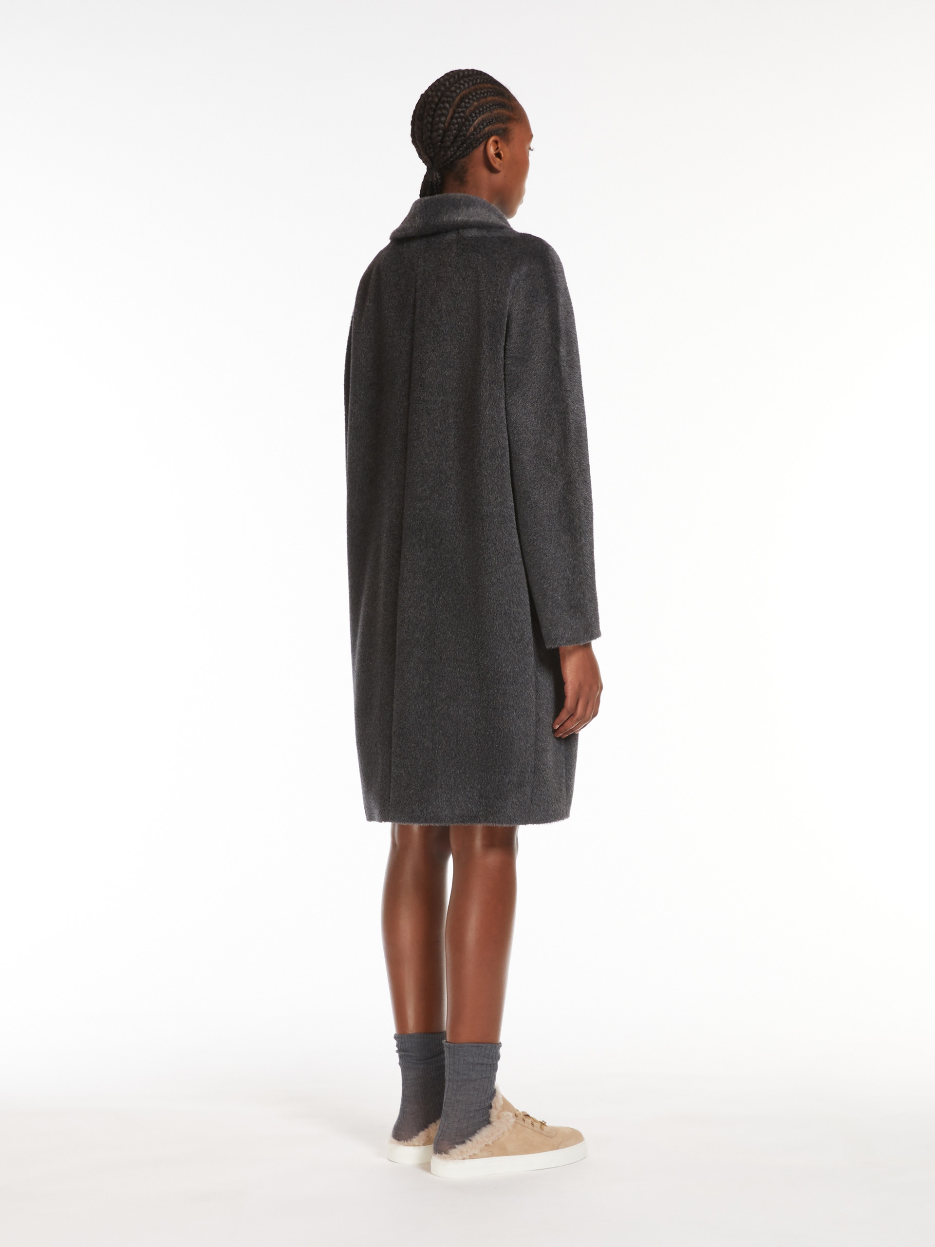 ROSETO Midi alpaca and wool coat - 4