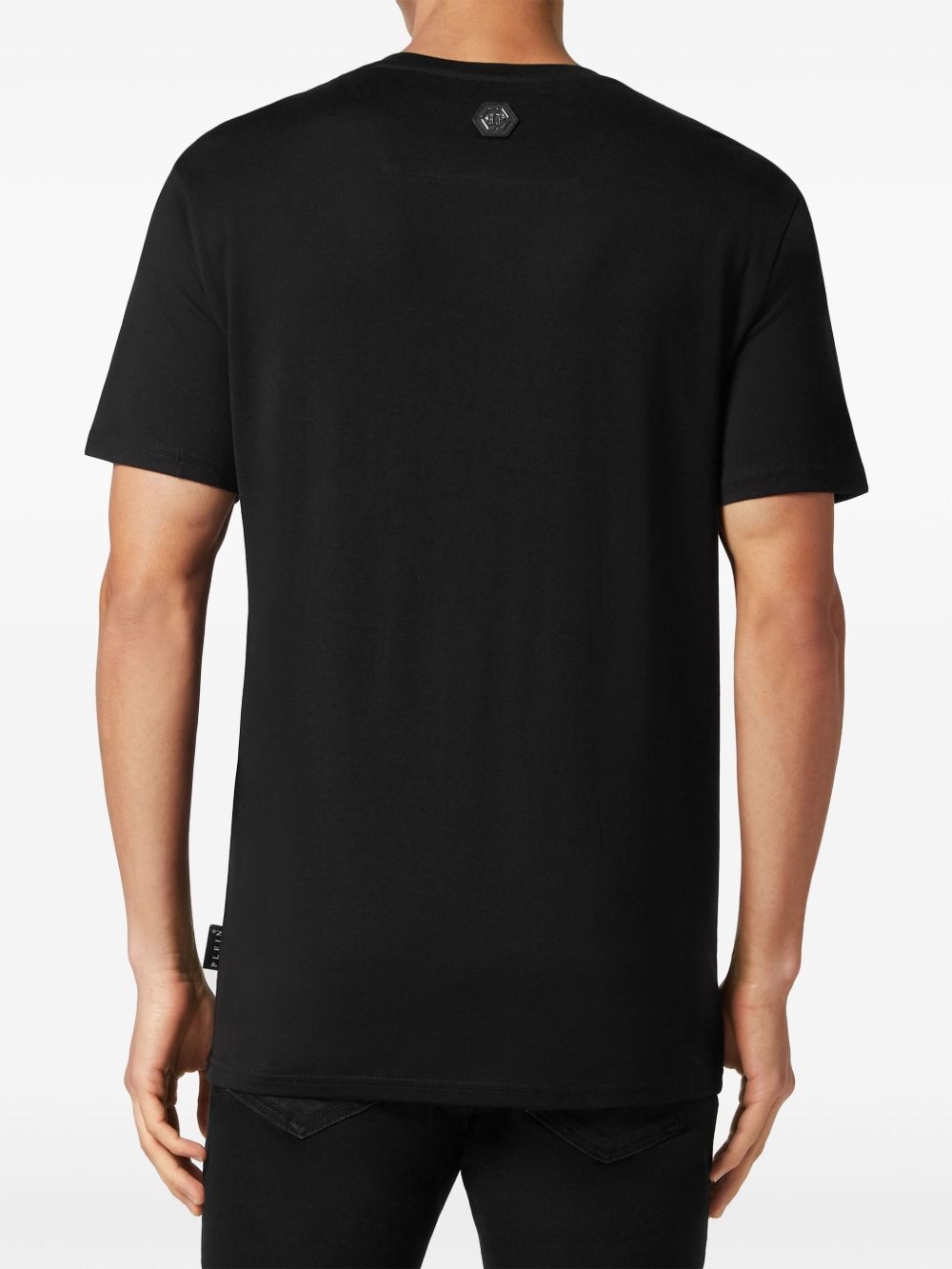 Chrome-print round-neck T-shirt - 4