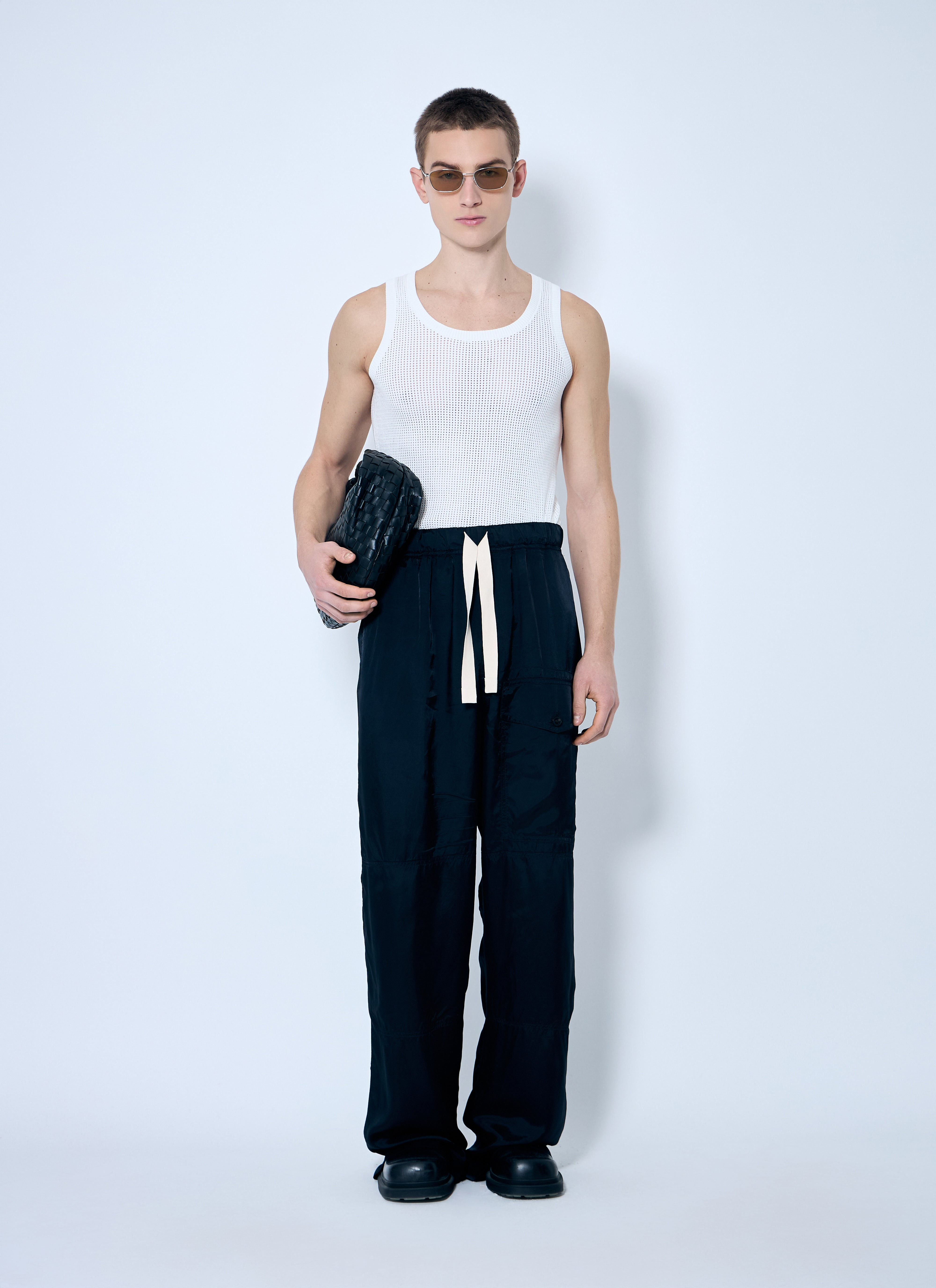Dries Van Noten Men Merit Knit Tank Top - 2