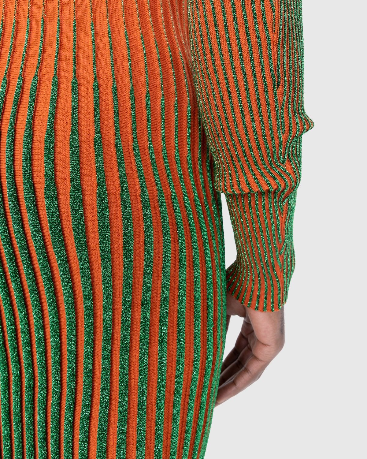 Jean Paul Gaultier – High Neck Long Dress Green - 5