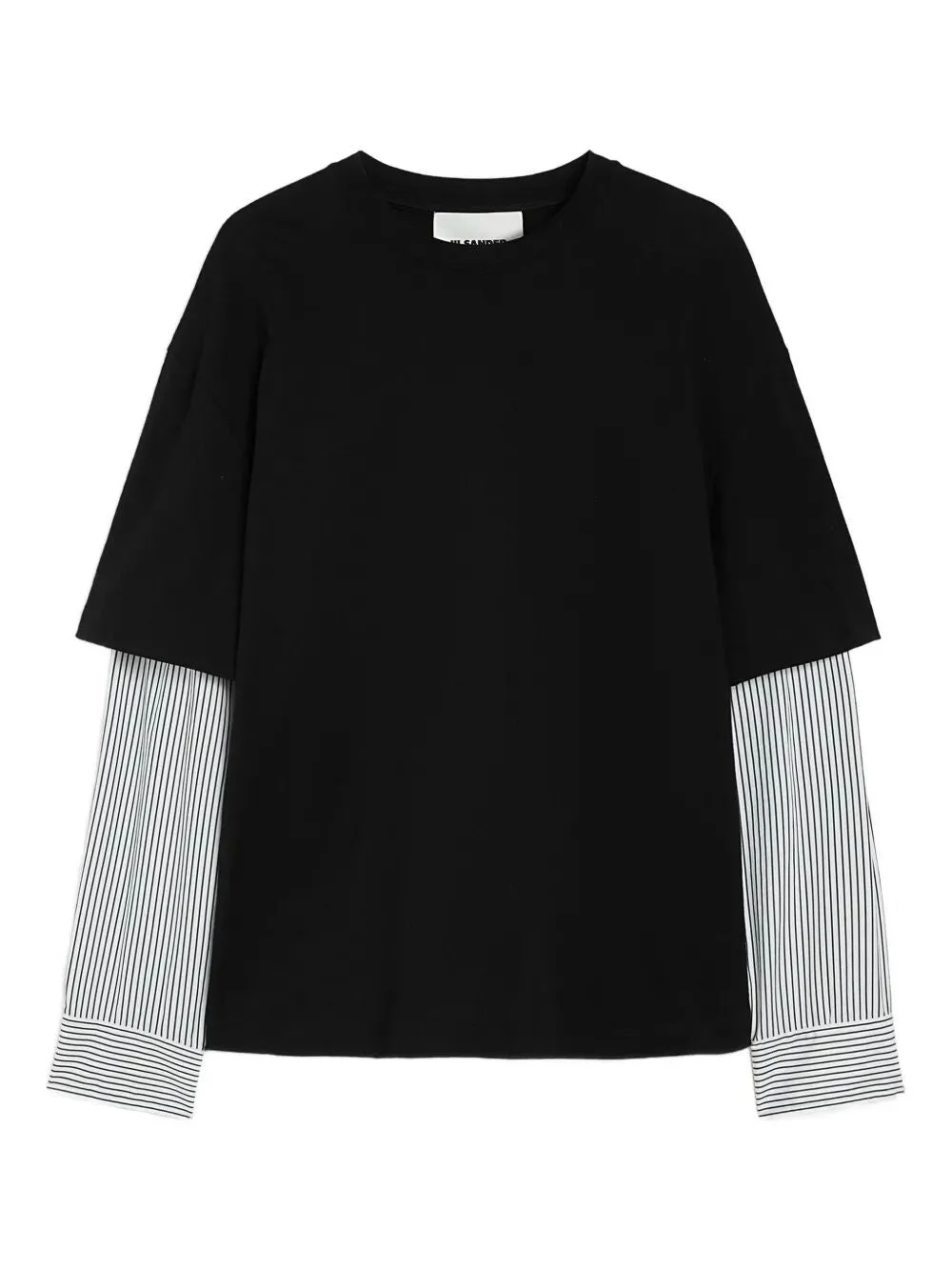 Jil Sander Men Crewneck Long Sleeves Classic T-Shirt - 1