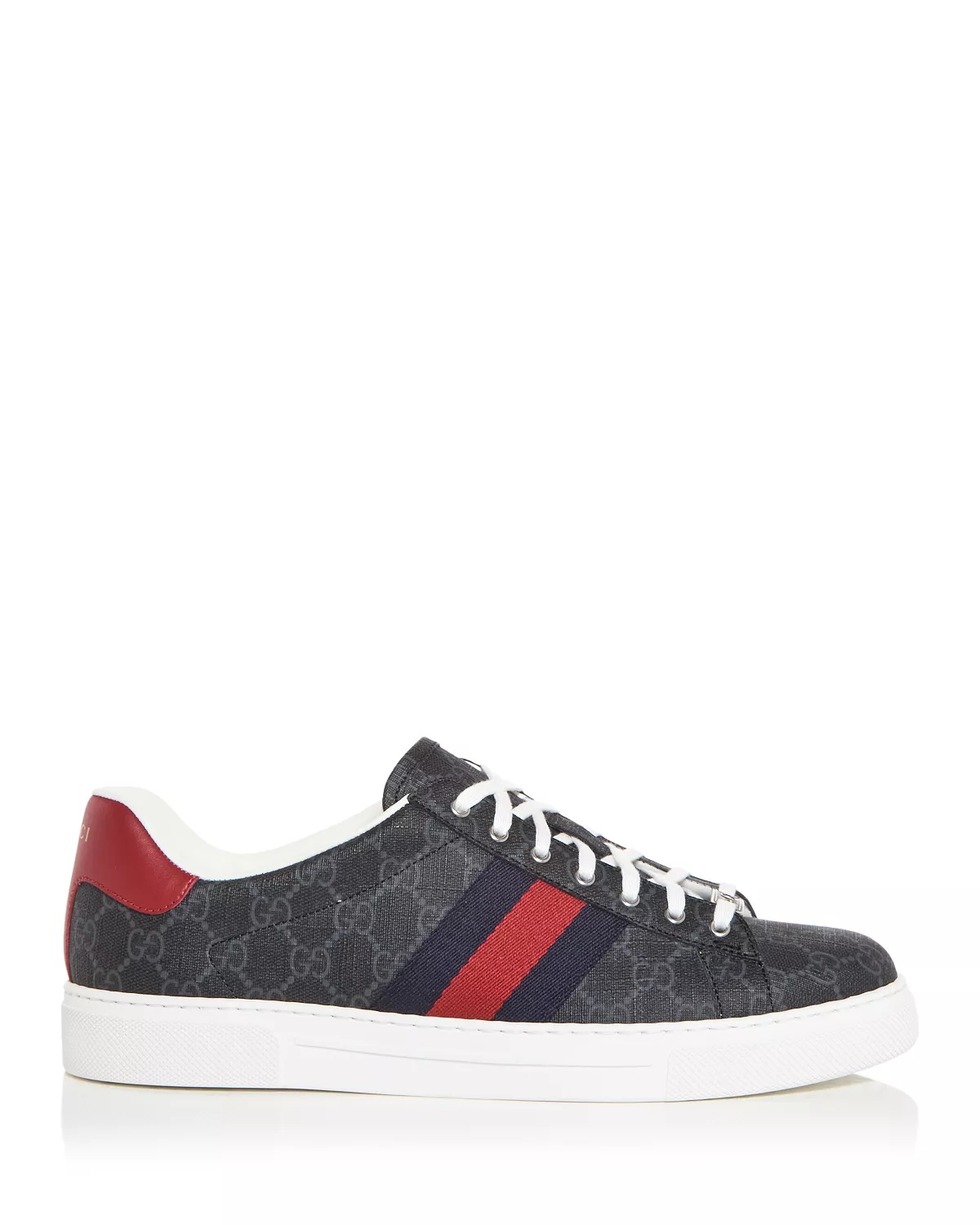 Men's Gucci Ace Canvas and Leather Sneakers - 4