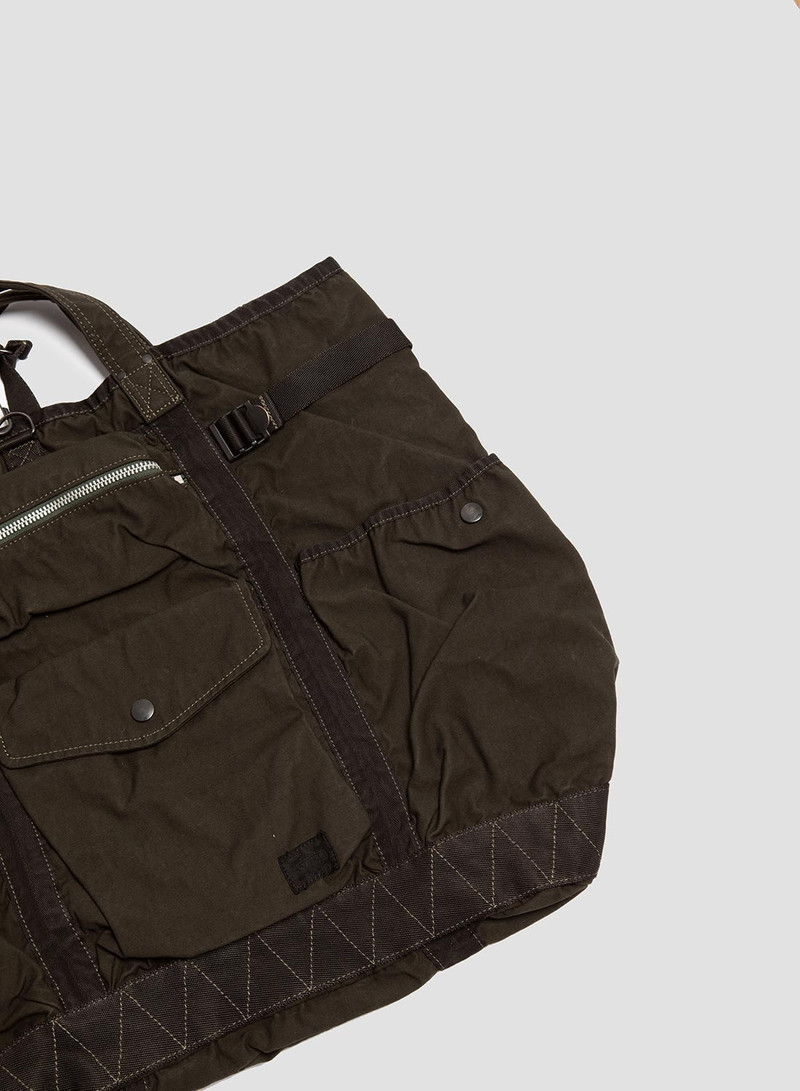 Porter-Yoshida & Co Crag 2Way Rucksack in Khaki 7