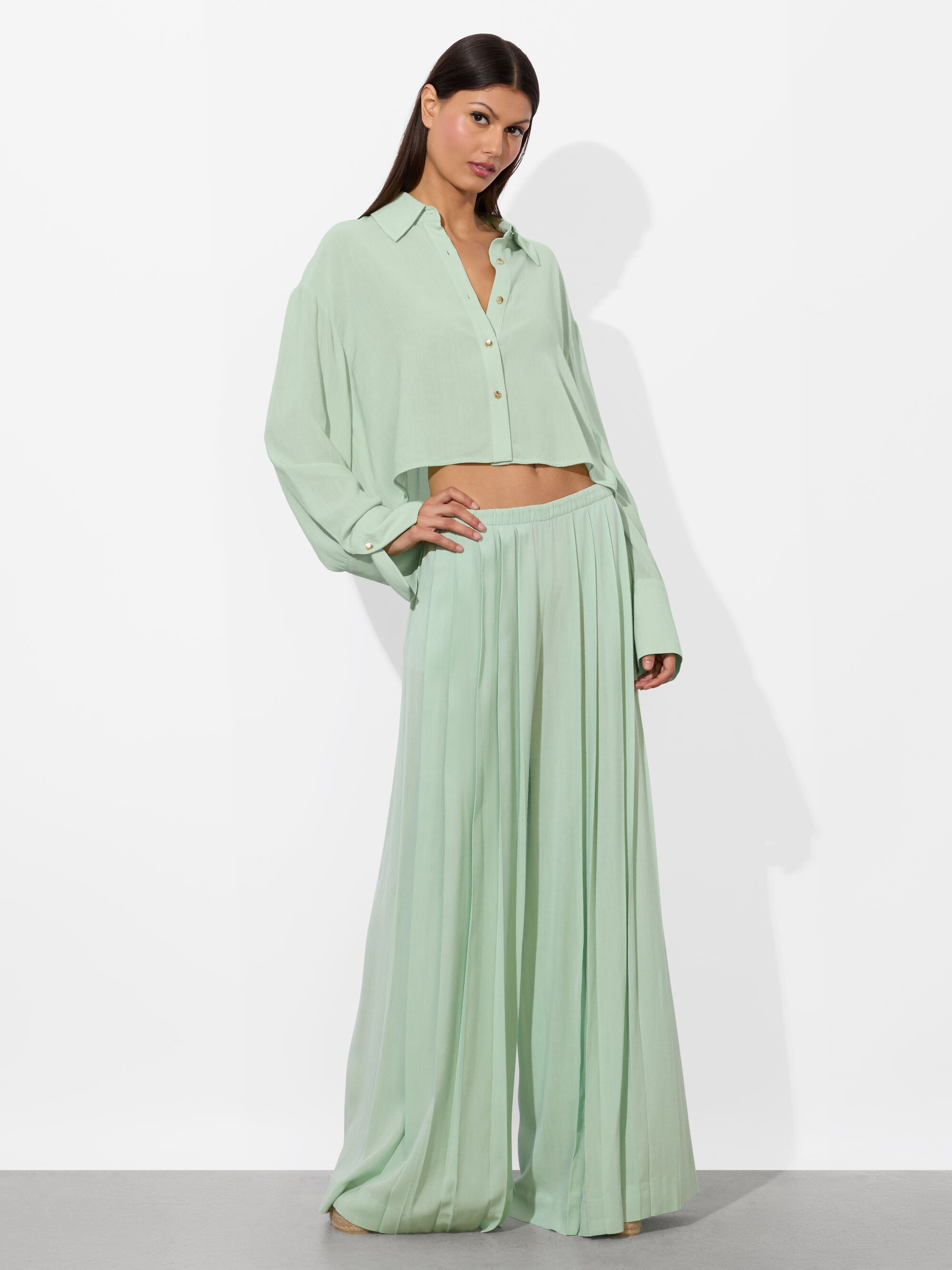 FINELY CROPPED BUTTON DOWN - 5