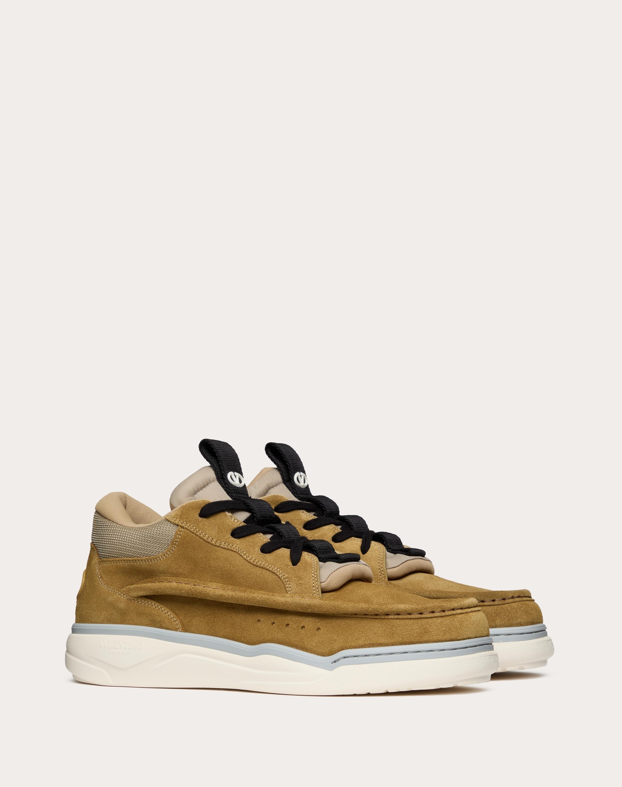 MID-TOP RUNBOOT SPLIT LEATHER SNEAKER - 2
