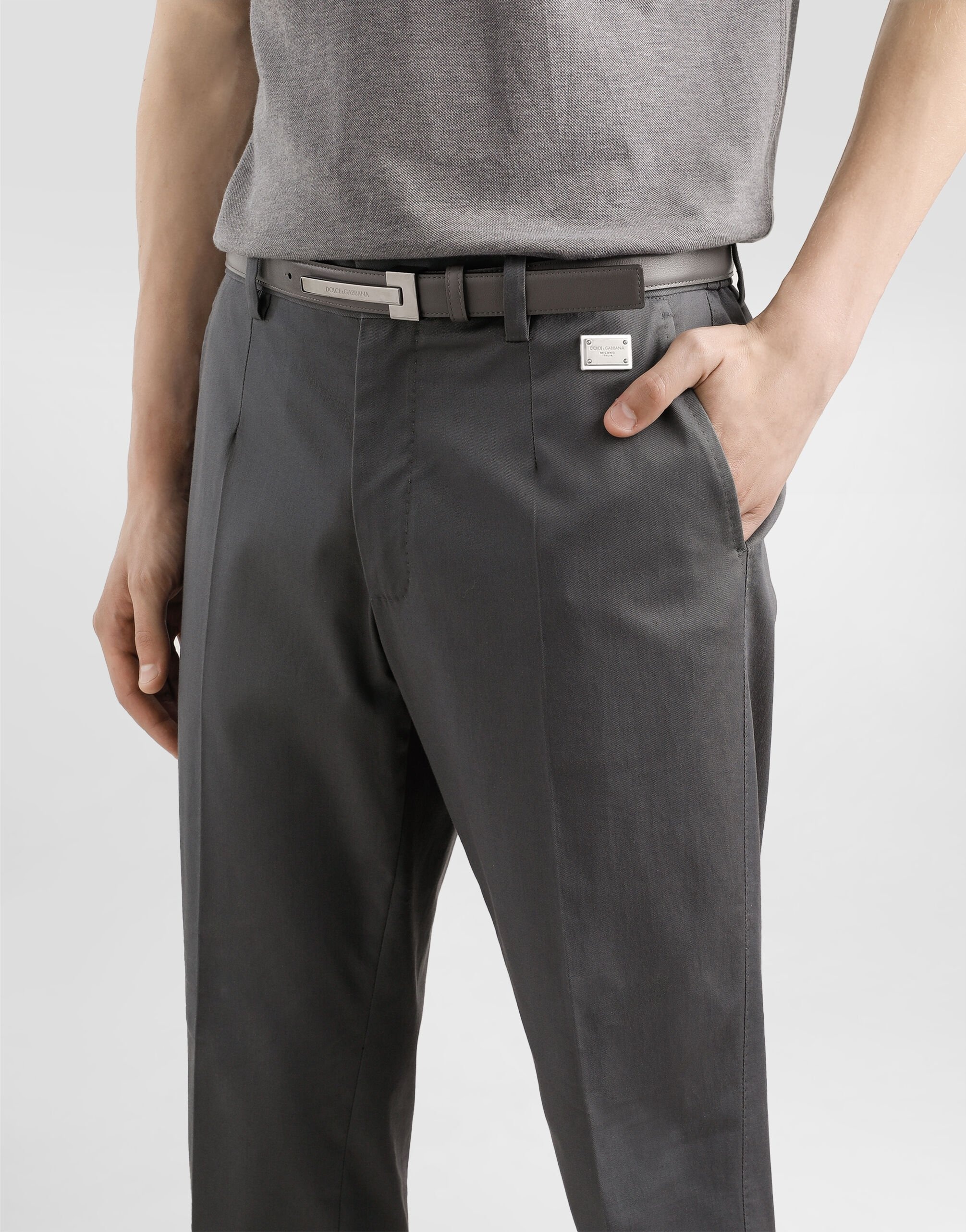 Tailored cotton pants - 4