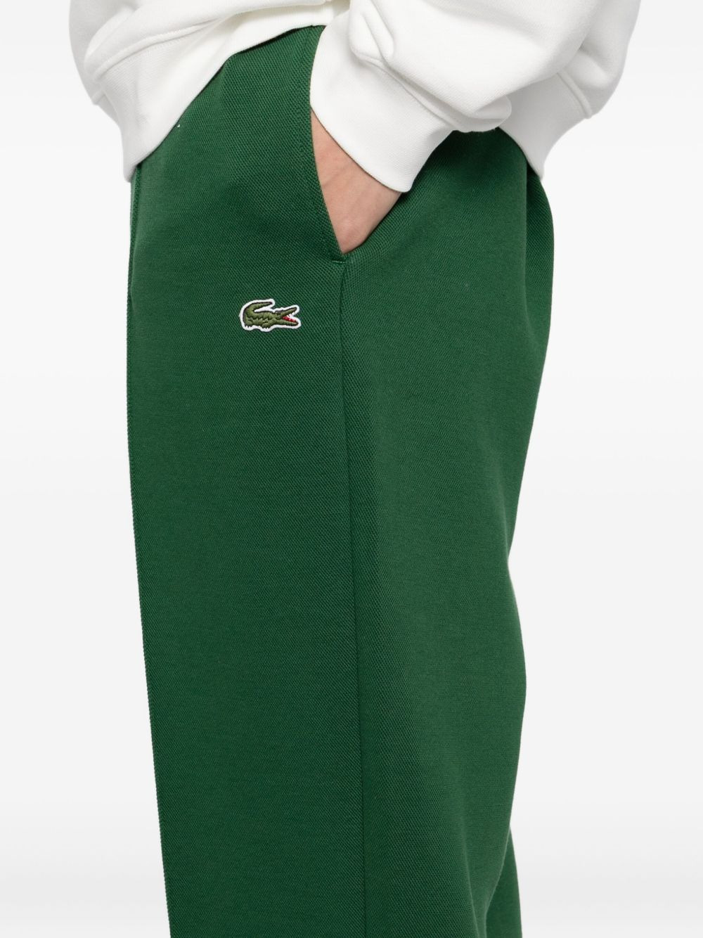 double-face pique trousers - 5