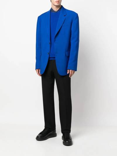 VERSACE single-breasted blazer outlook