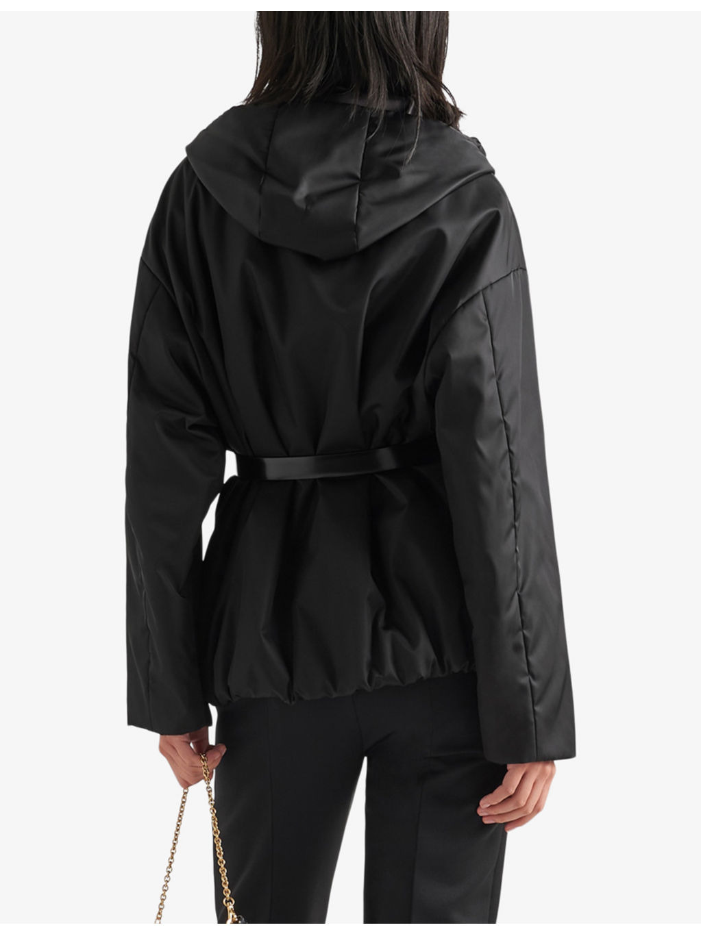 Re-Nylon belted recycled-nylon jacket - 4