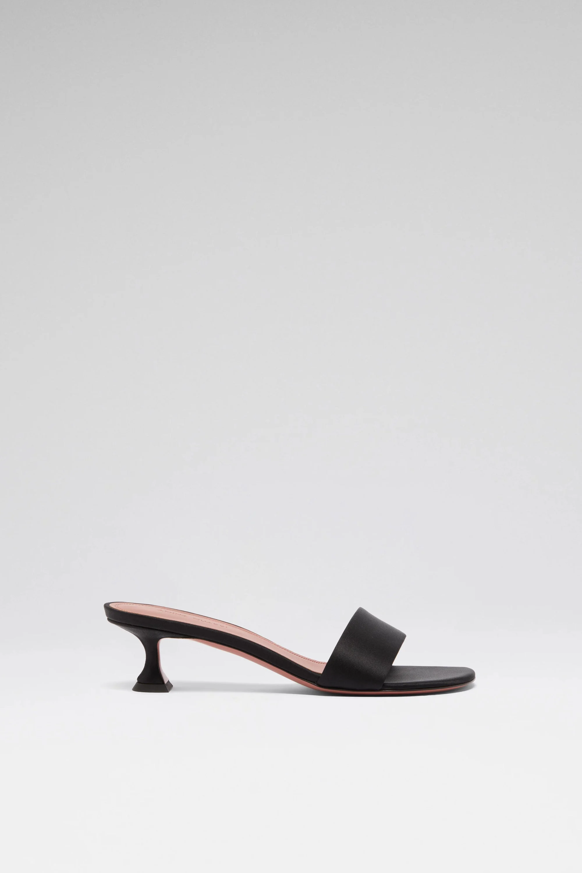 ANDREEA SLIPPER 45 BLACK SATIN - 1