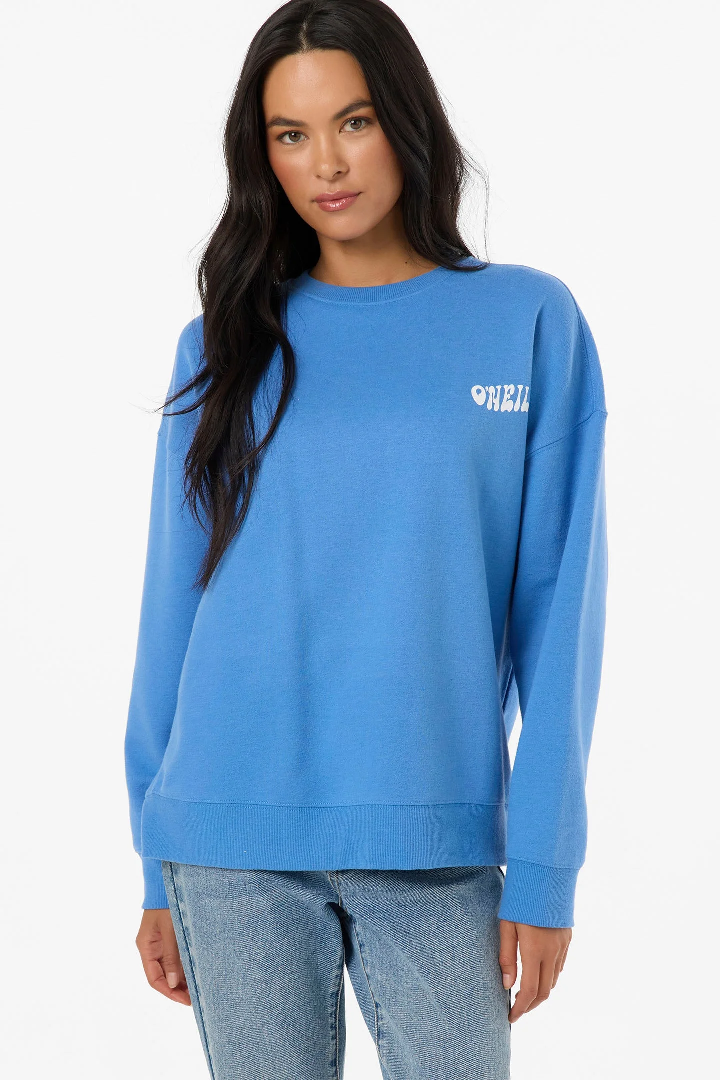 Bubble Surf Oversized Crew Neck Fleece - 1