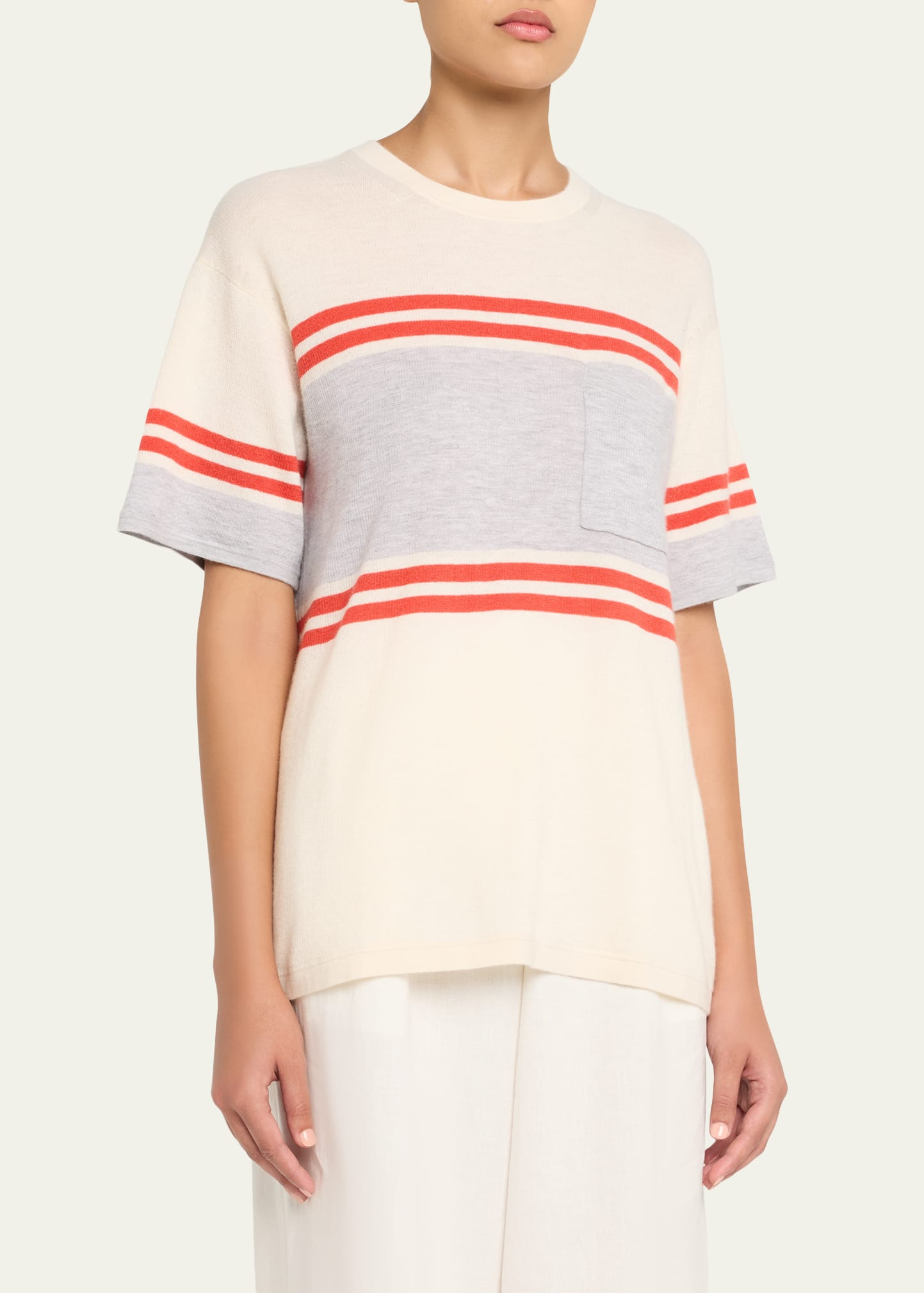 Engineered Stripe Big Boy Tee - 4