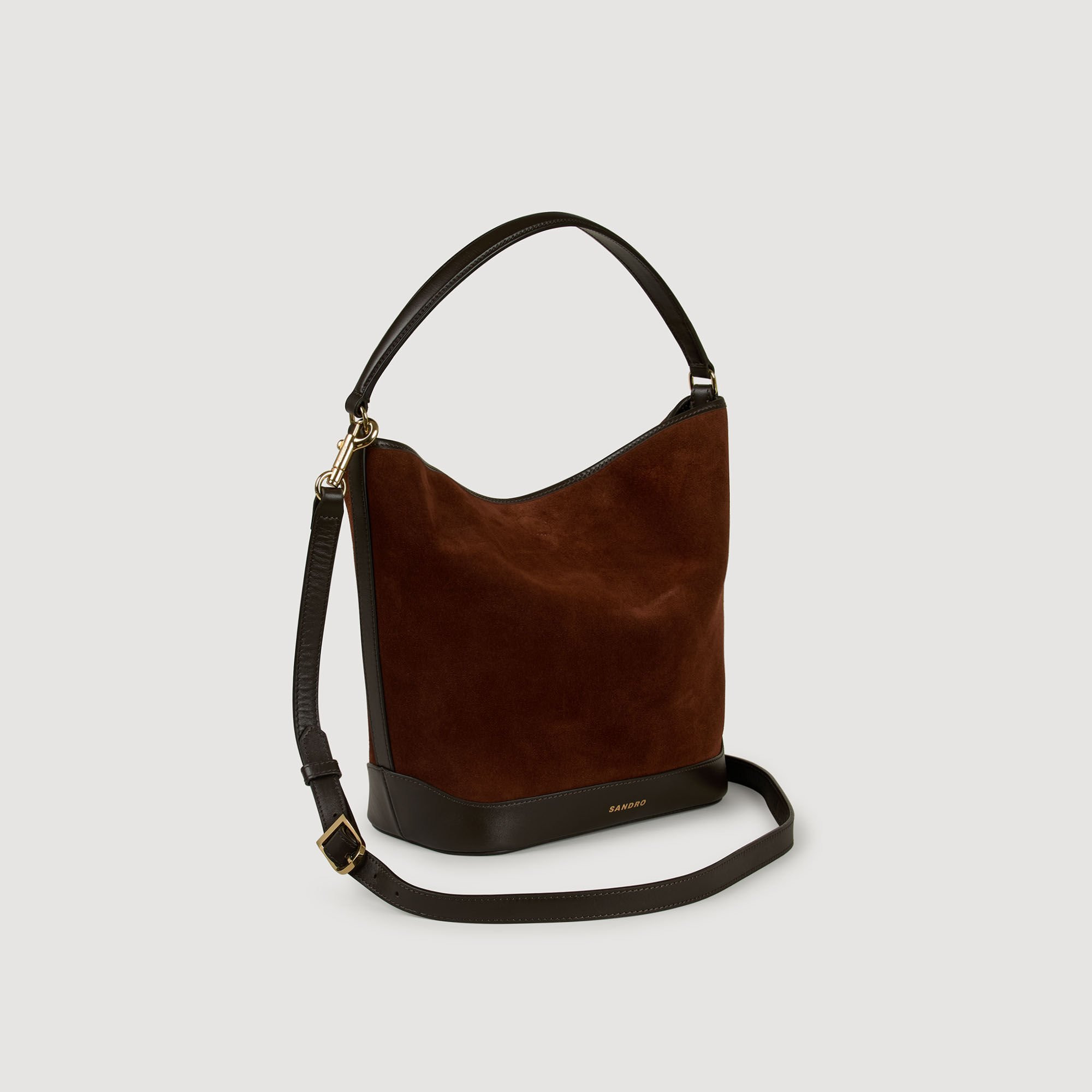 SUEDE AND LEATHER BAG TANGOSO - 2