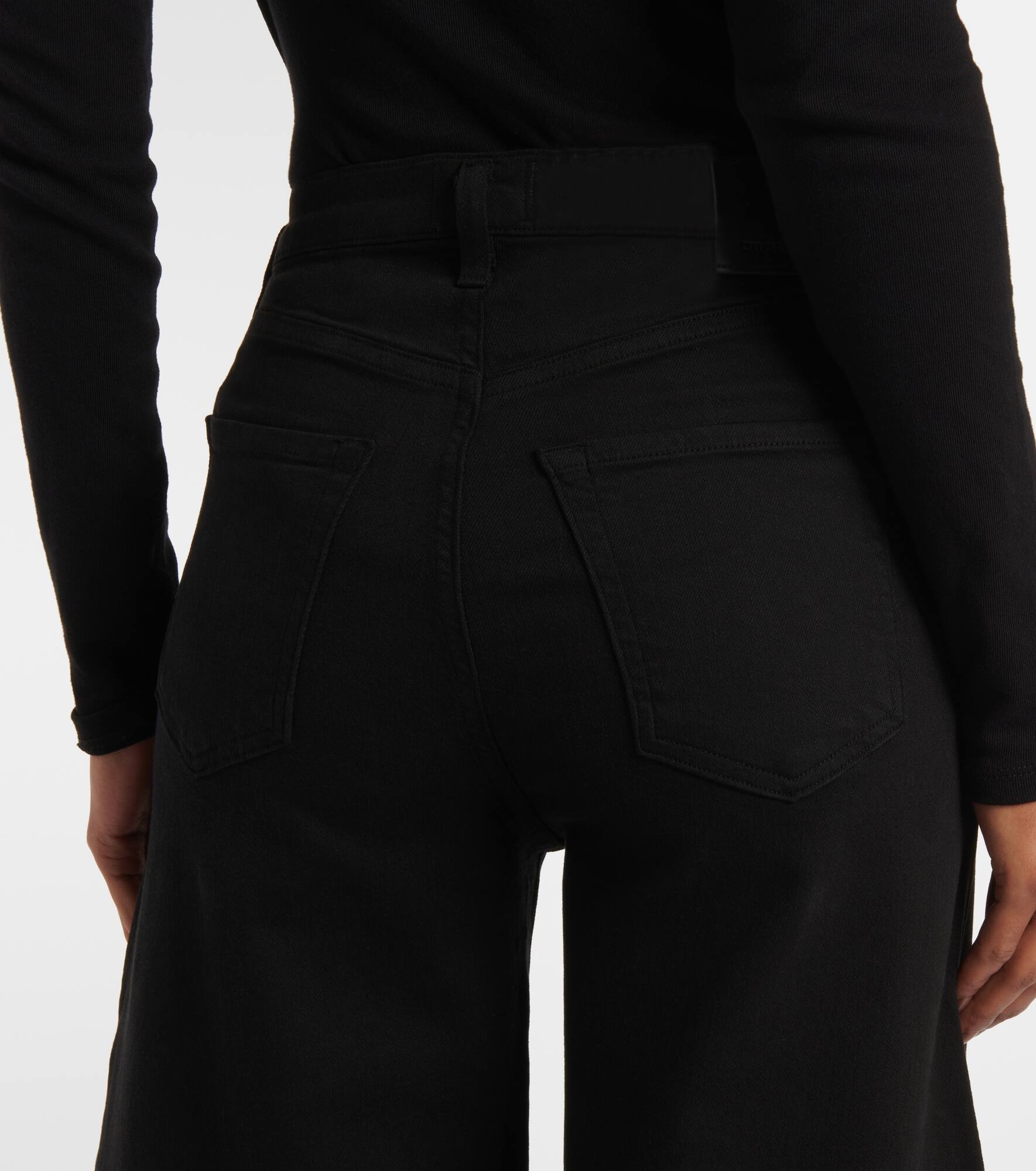 Amari high-rise wide-leg jeans - 5