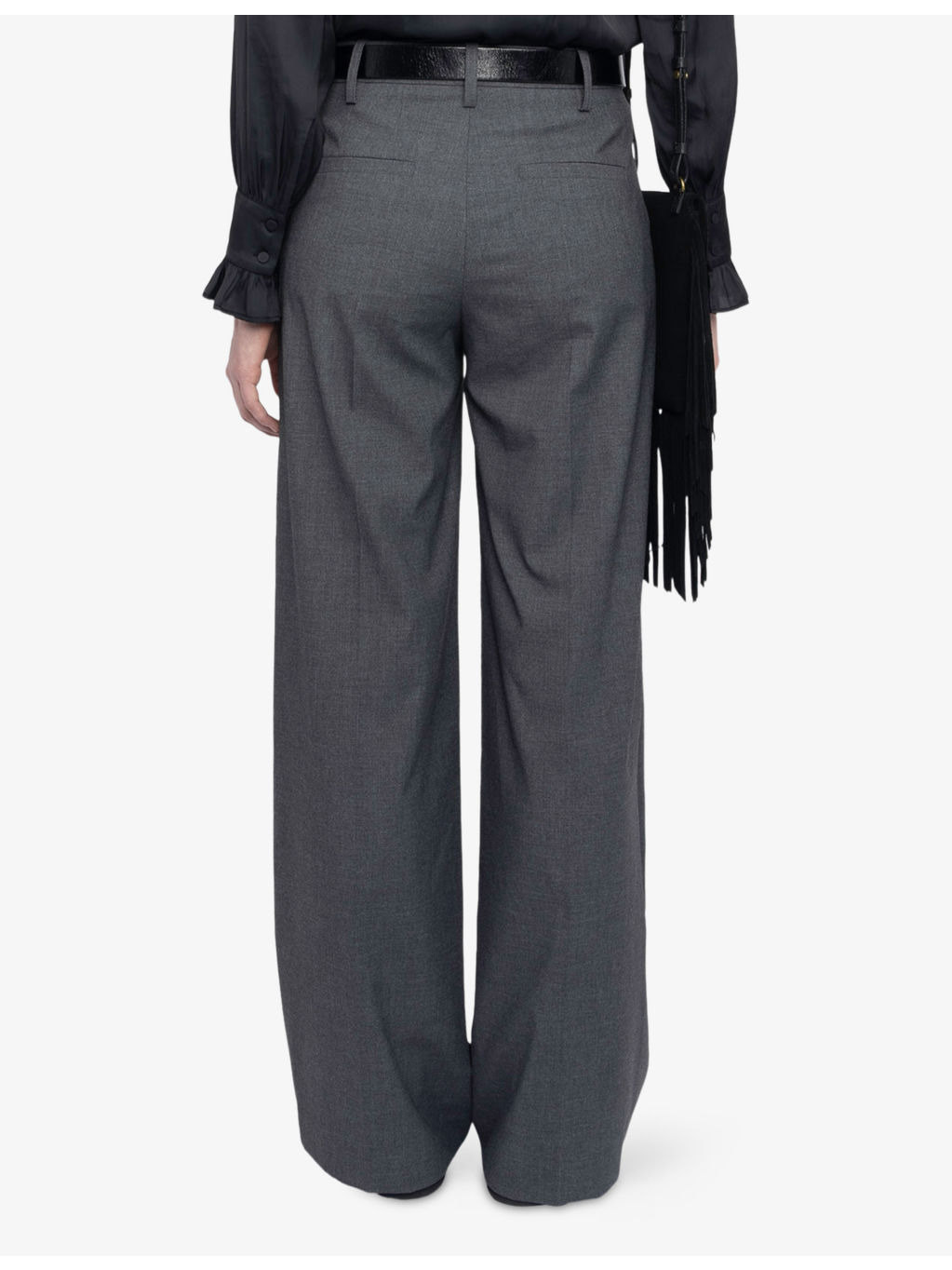 Panol Wide-Leg High-Rise Stretch-Woven Trousers - 4