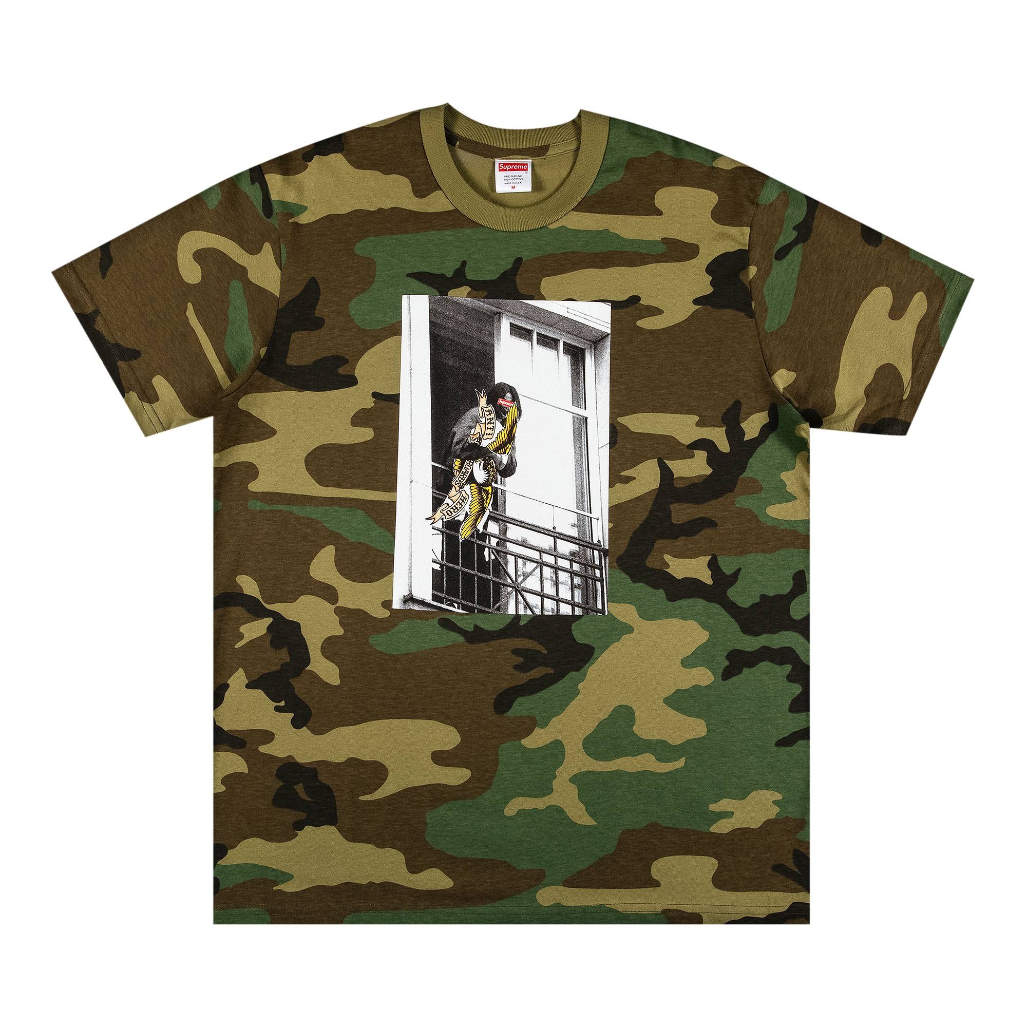 Supreme x ANTIHERO Balcony Tee 'Woodland Camo' - 1