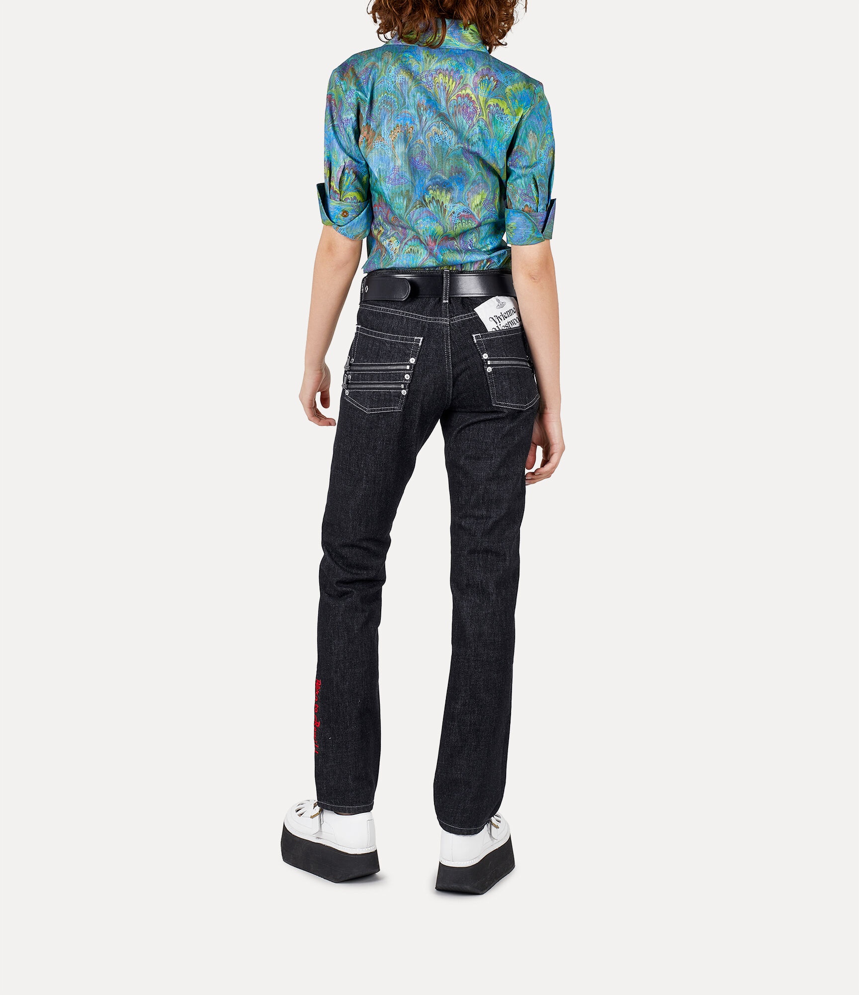 CUT OUT JEANS - 6