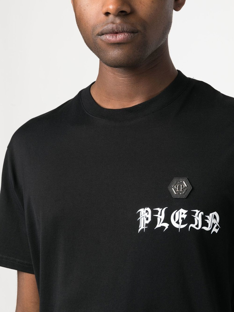 chest logo-print detail T-shirt 5