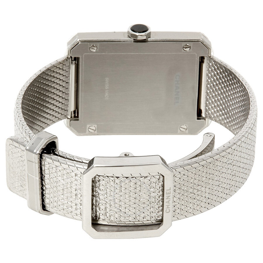 Chanel Boyfriend Black Guilloche Dial Ladies Watch H4878 - 3
