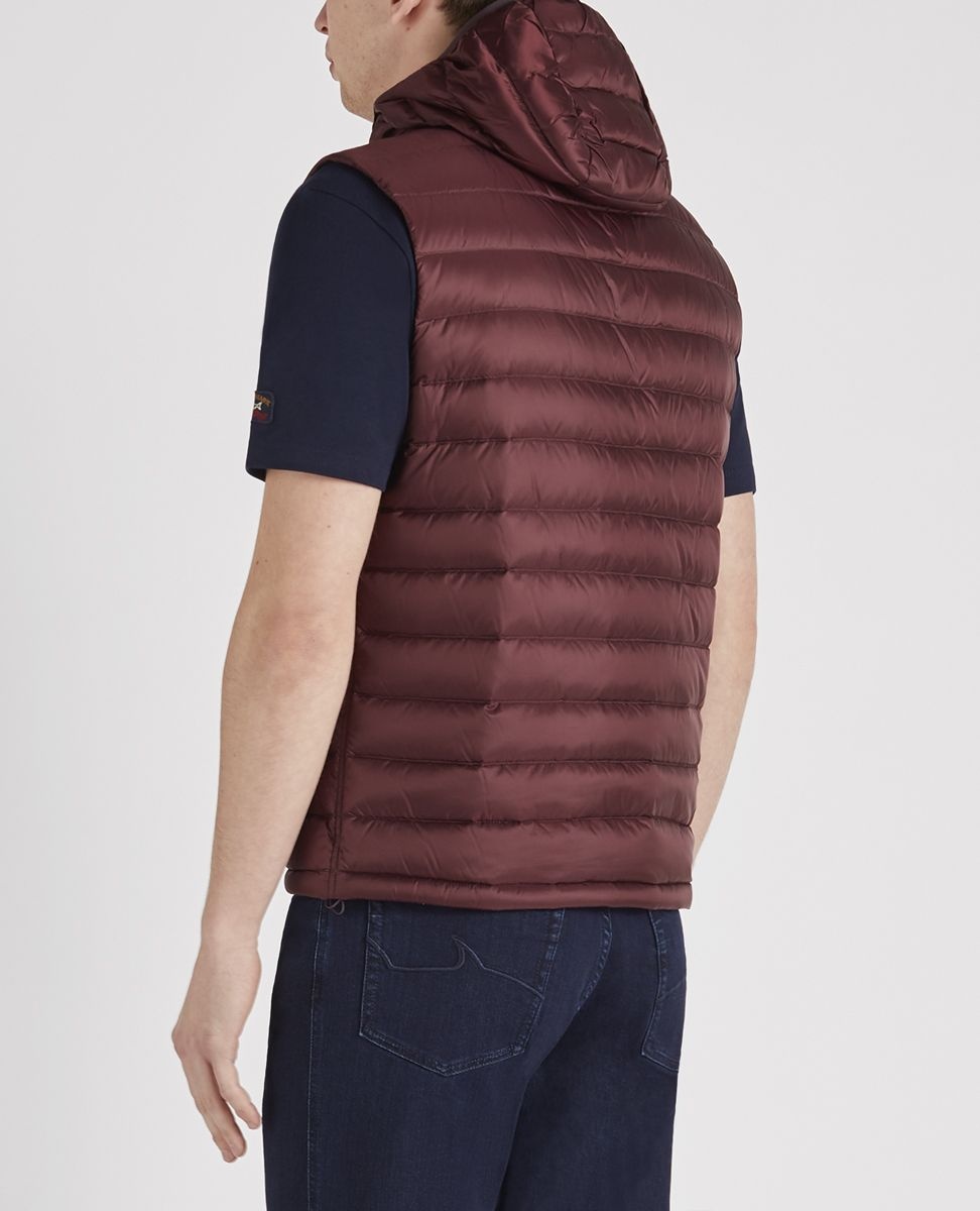 Ultralight down vest with detachable hood - 2