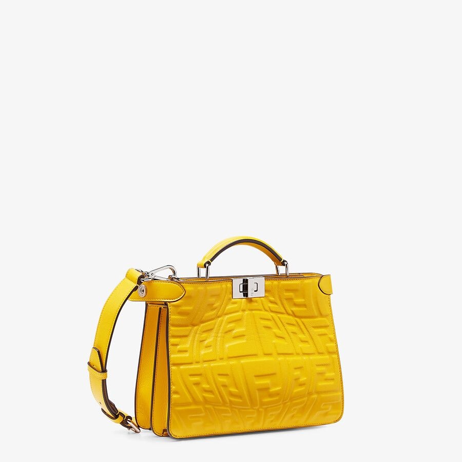 Yellow nappa leather bag - 3