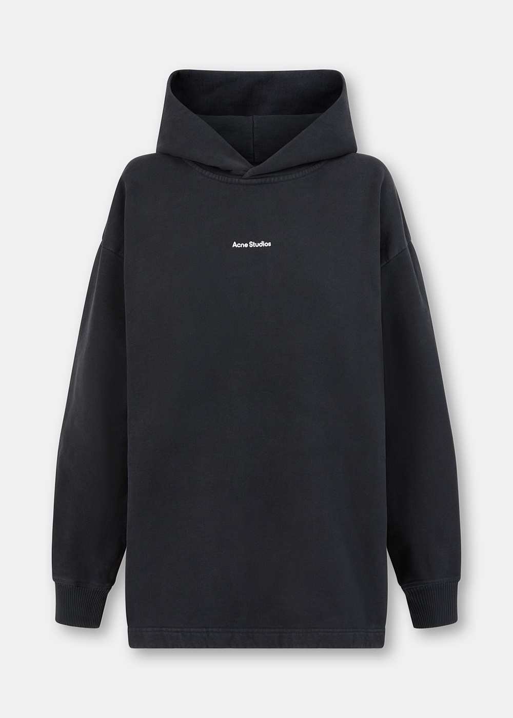 Black Fikka Stamp Hoodie - 1