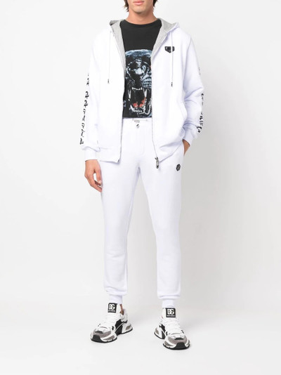 PHILIPP PLEIN logo-patch track-pants outlook