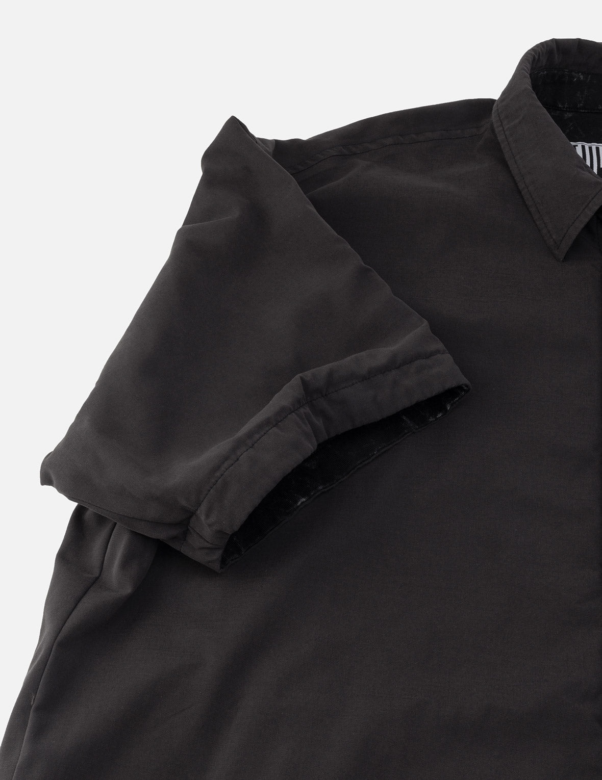 Reversible Washed Logo Embroidery and Embossing Relax Fit Jersey Shirt - 9