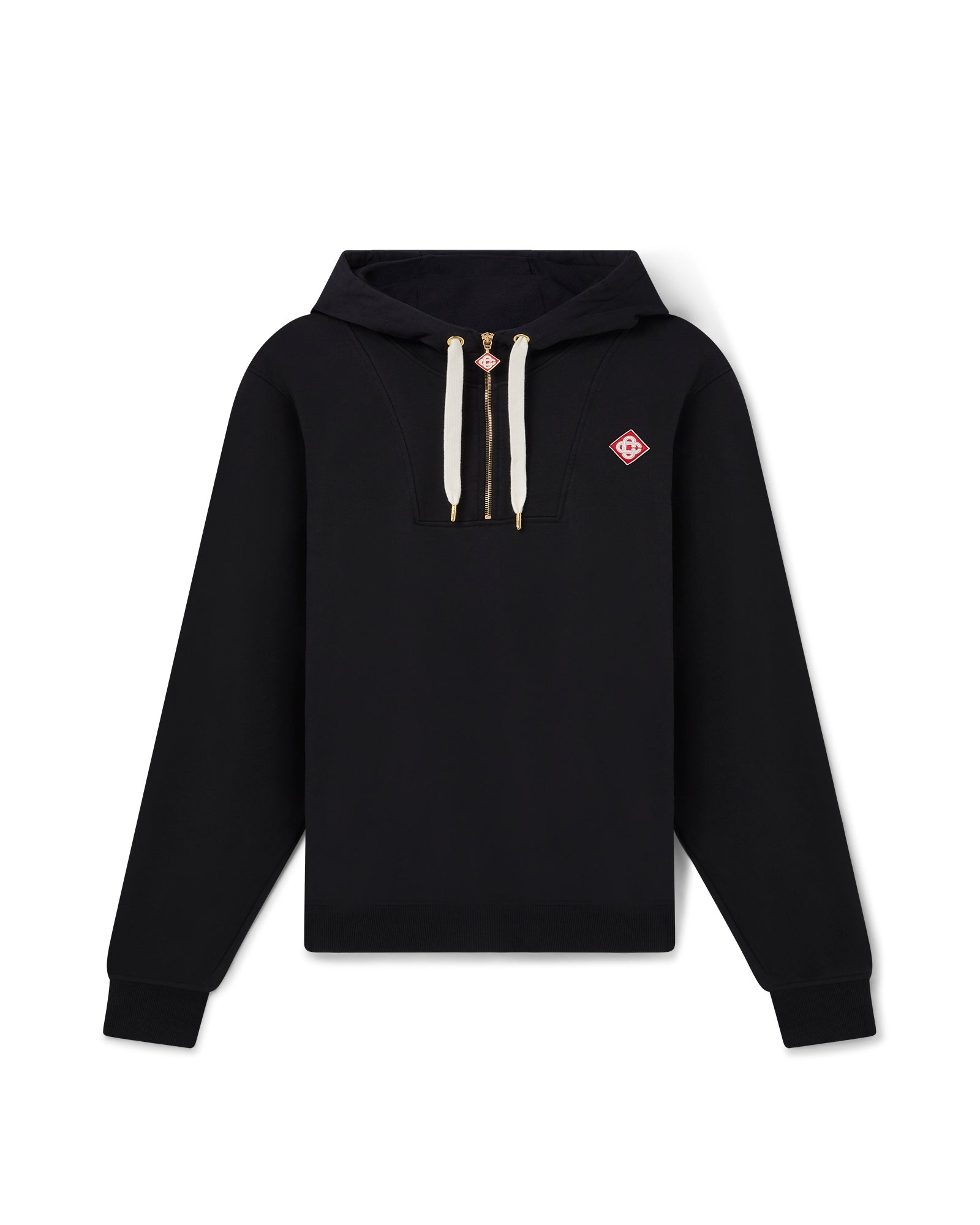 Half Zip Hooded Sweatshirt - 1