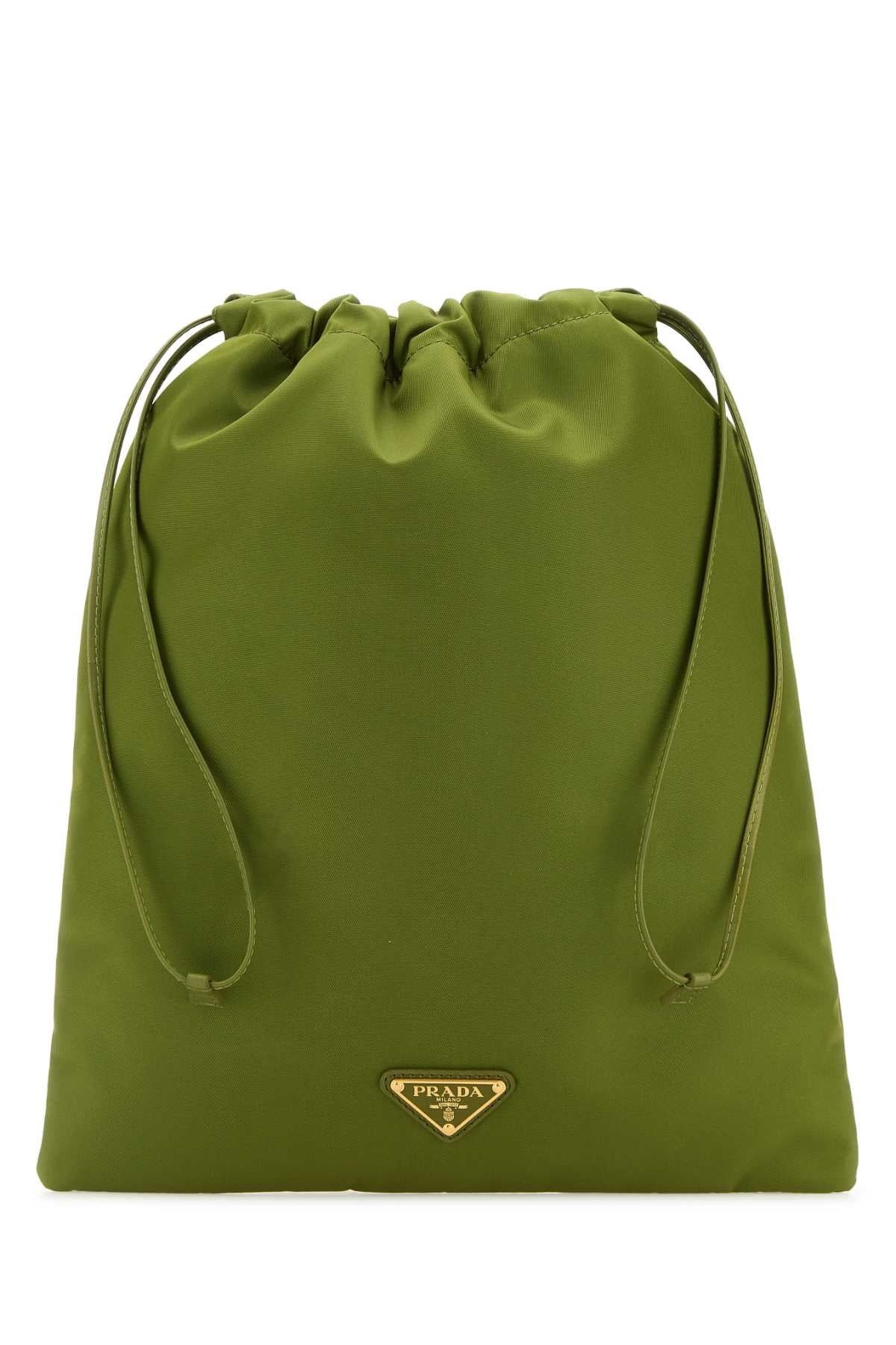 Prada Women Green Fabric Pouch - 1