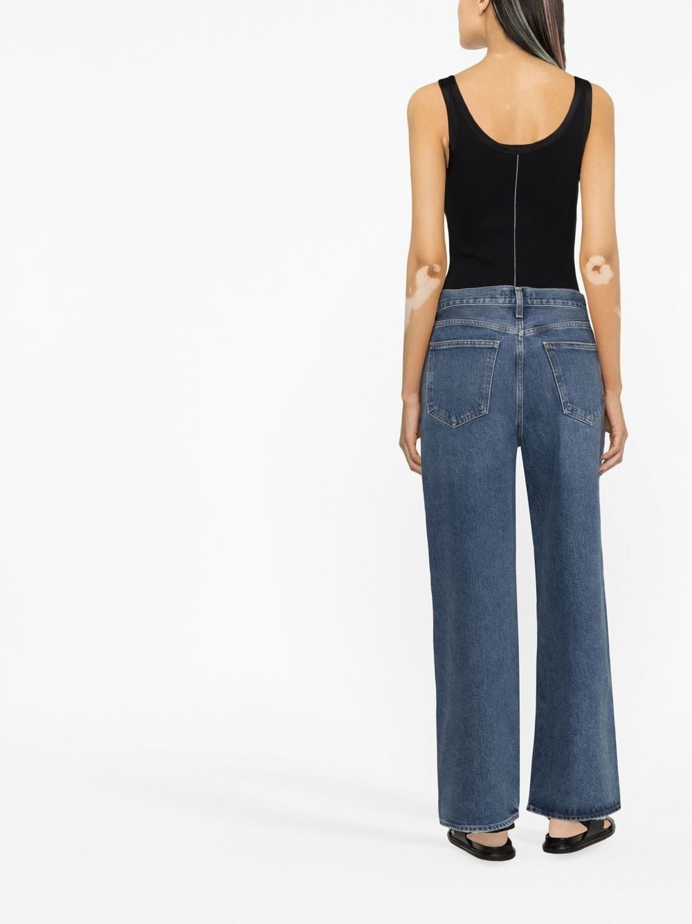 wide-leg baggy jeans - 4