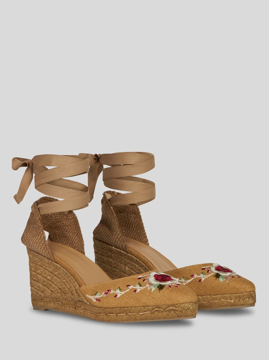 WEDGE ESPADRILLES WITH EMBROIDERY - 3