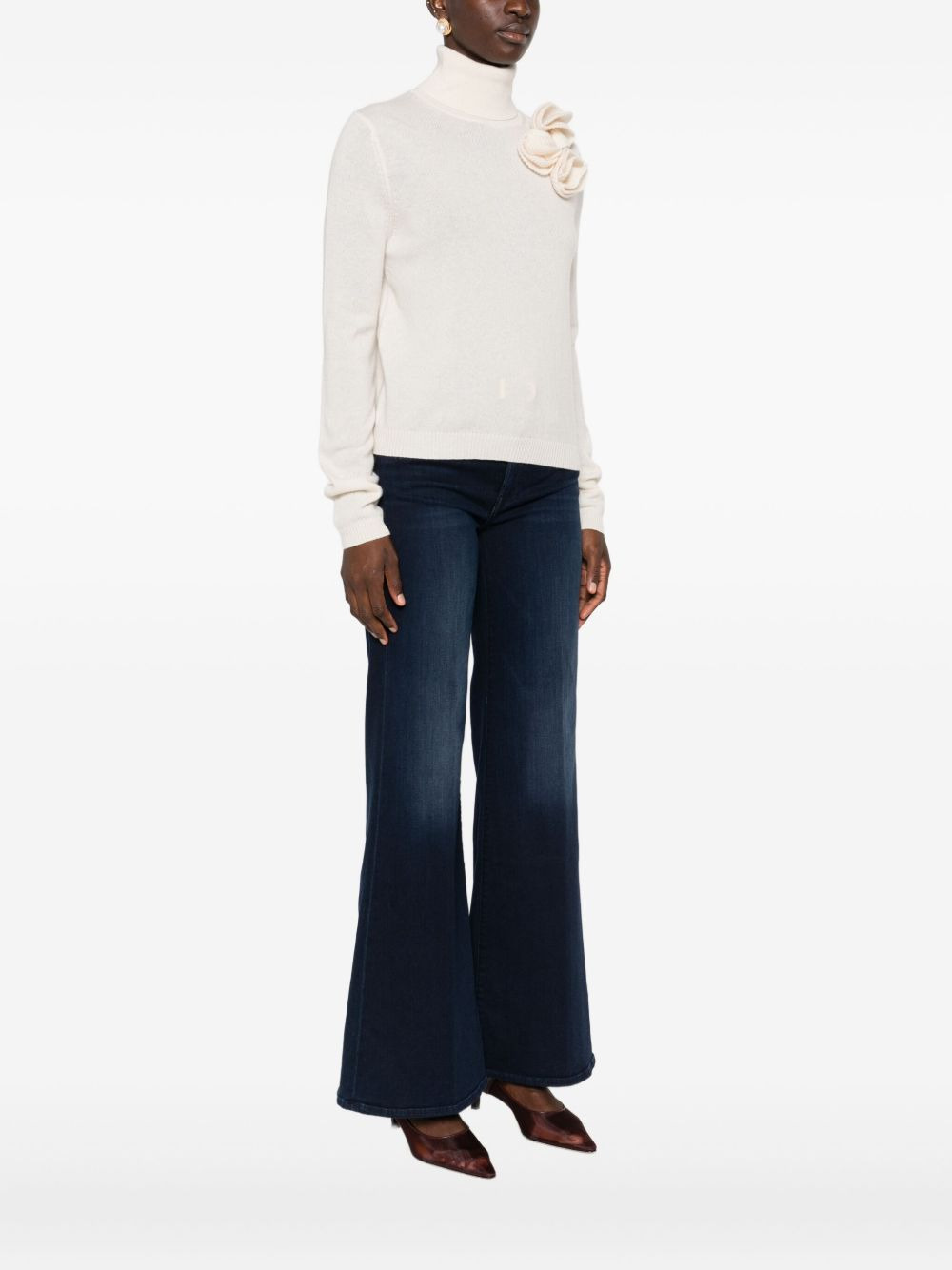 embellished turtleneck sweater - 3
