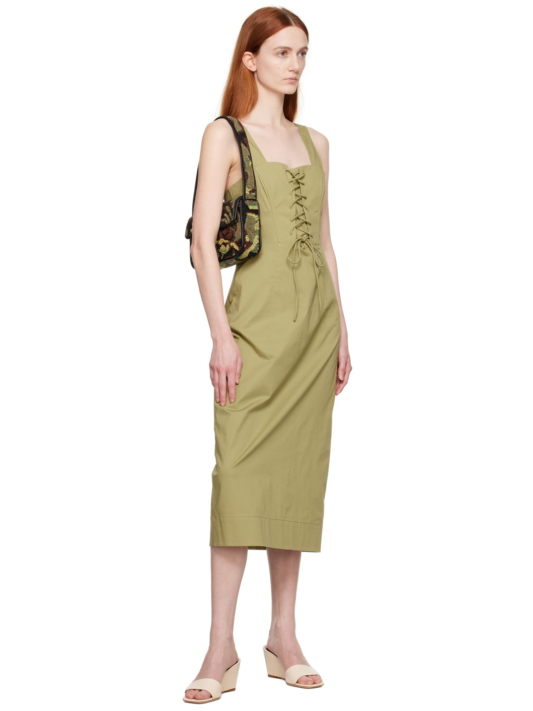 Khaki Sutton Dress - 4