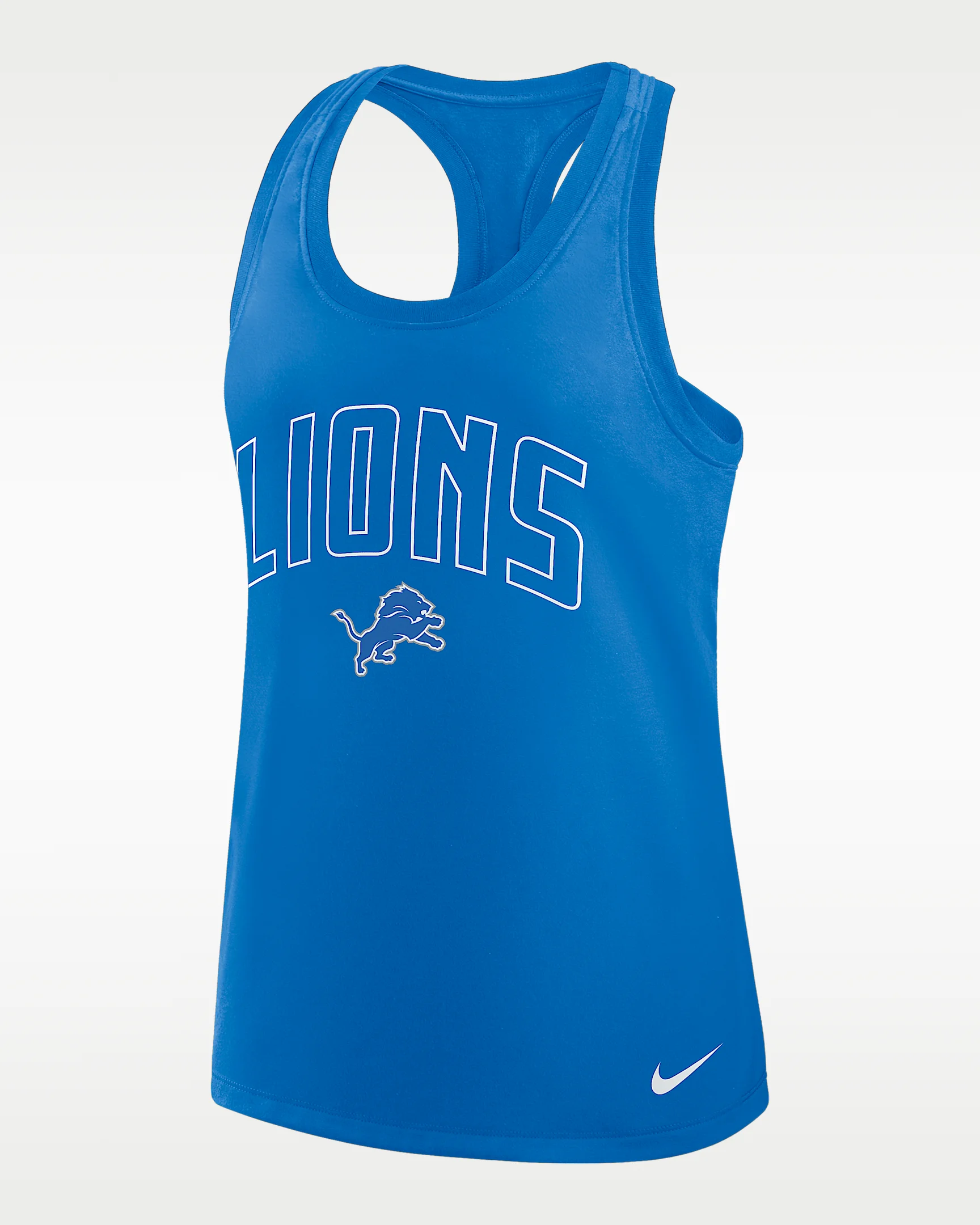 Detroit Lions Primetime Women's Nike Dri-FIT NFL Racerback Tank Top - 1