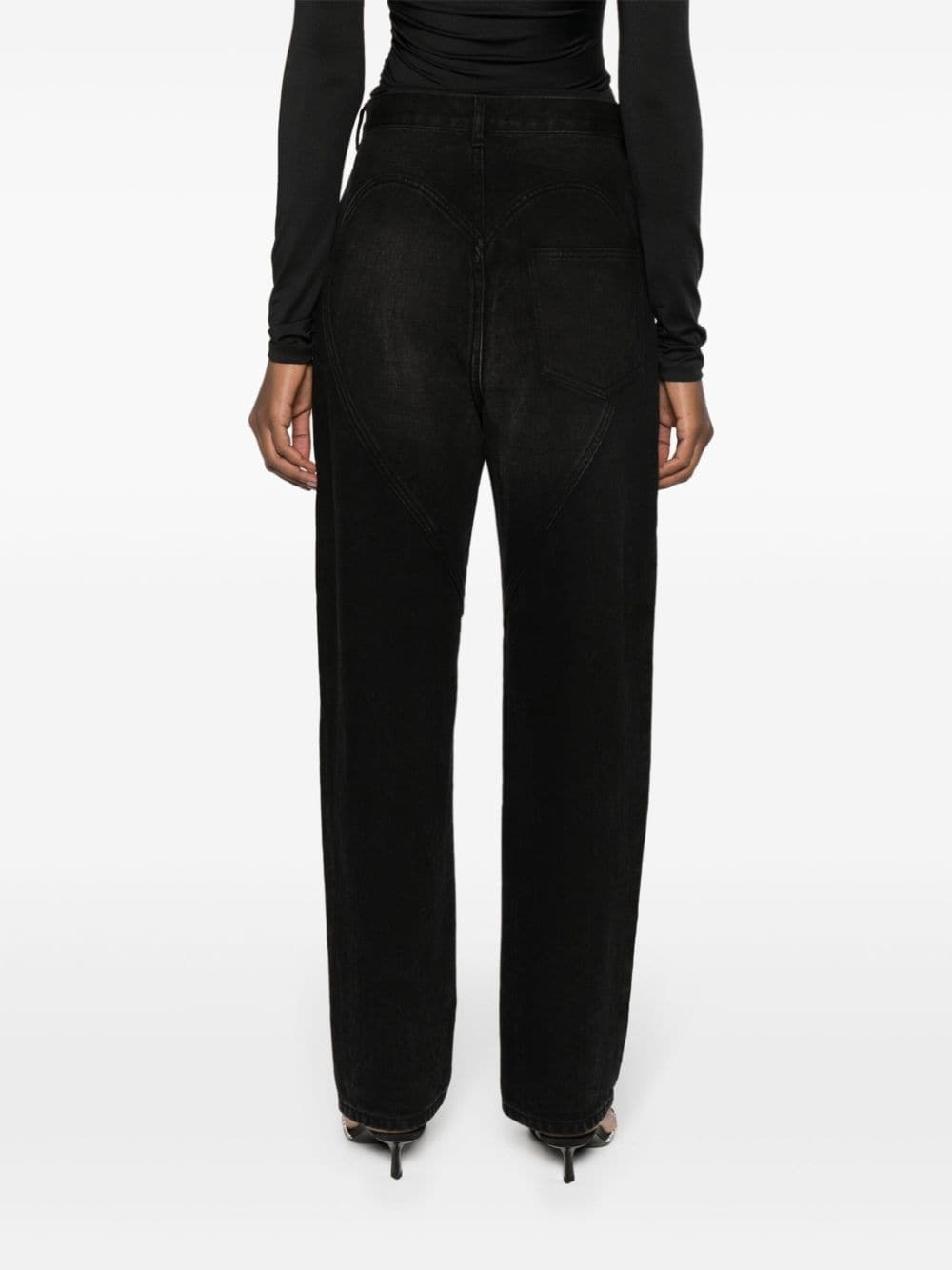 Crystal Slit tapered leg - 4