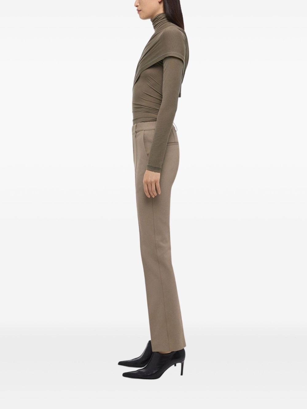 straight-leg trousers - 3