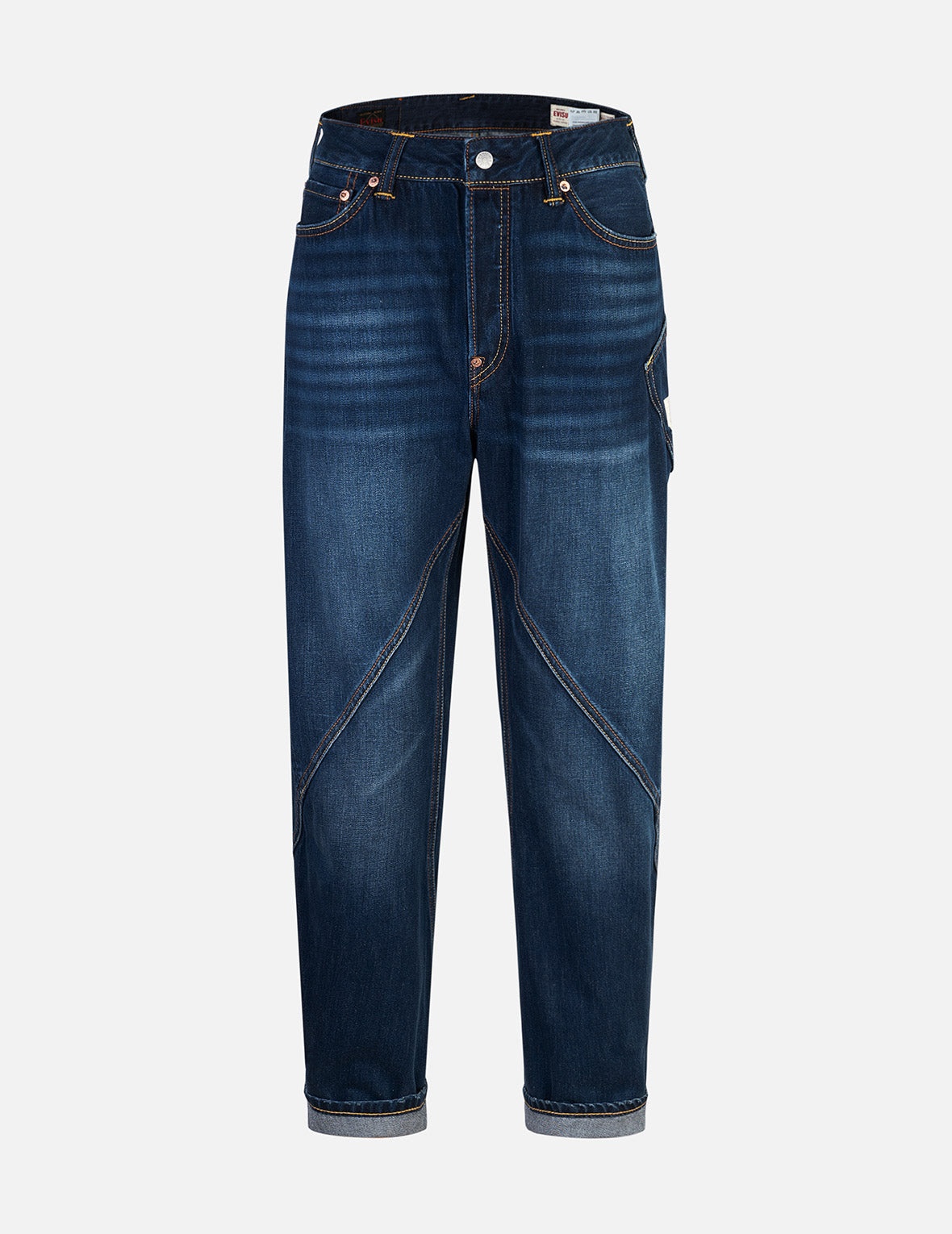 Seagull and Logo Print 3D Fit Jeans - 2
