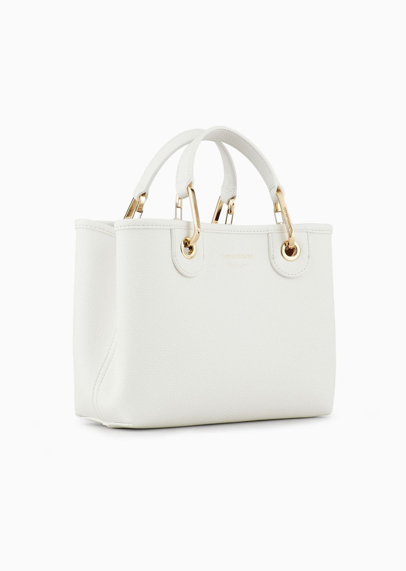 EMPORIO ARMANI Small MyEA shopper bag with deer print outlook