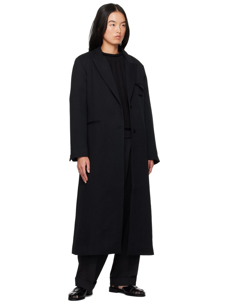 CORDERA Black Ribbed Cotton Sweater outlook
