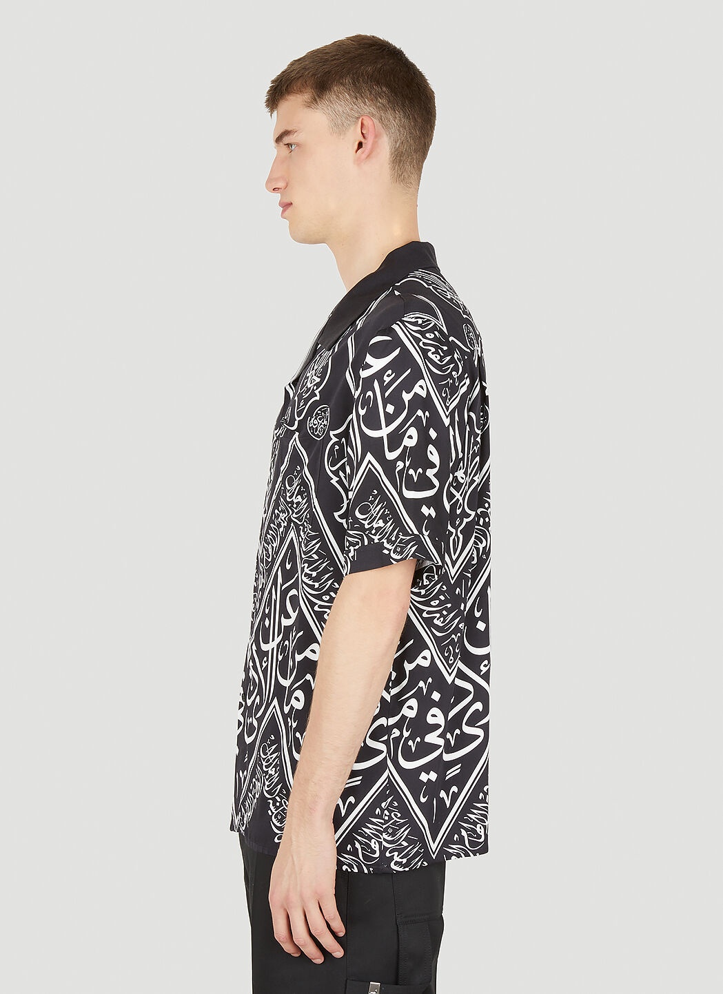 Graphic Print Bowling Shirt - 3