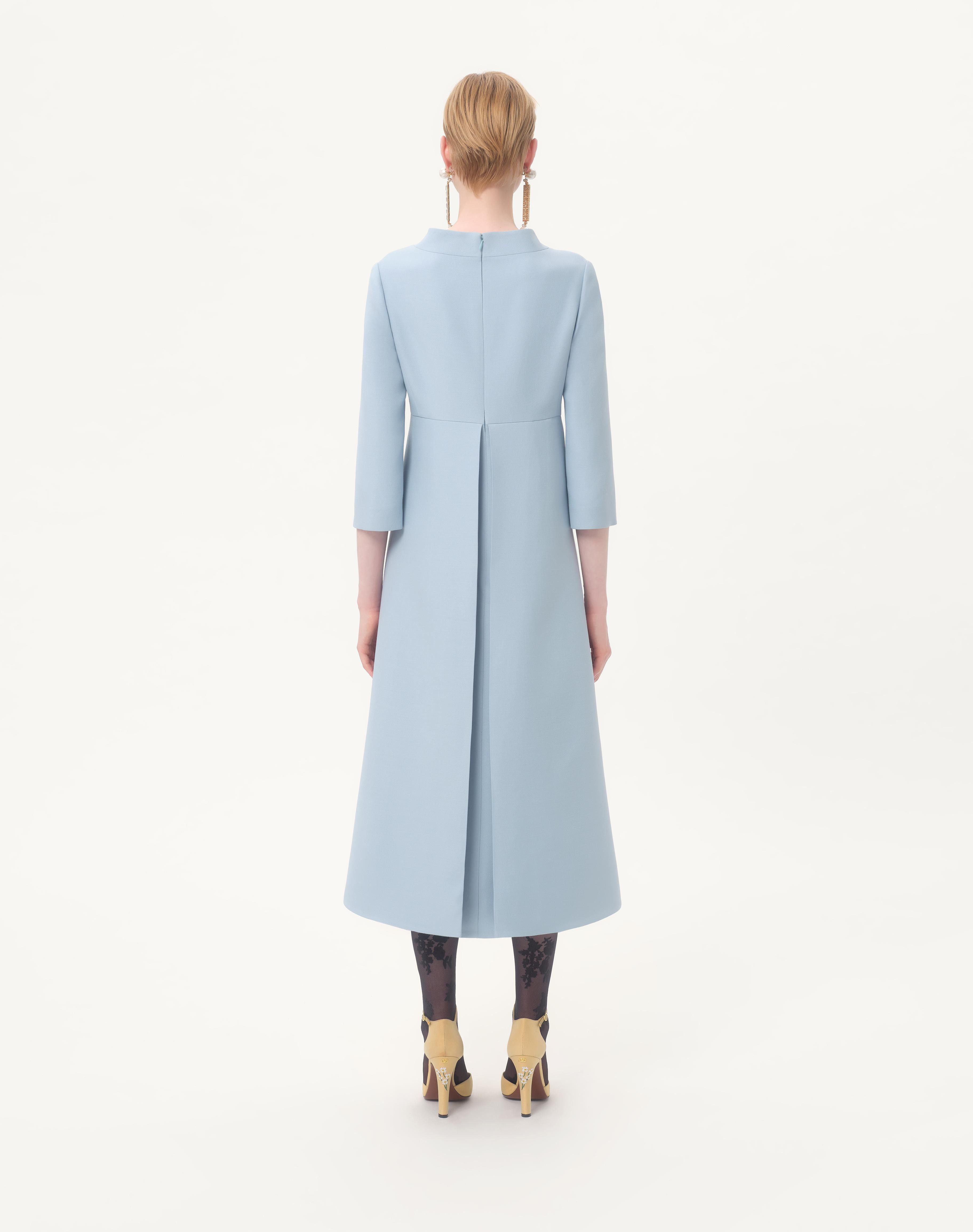 CREPE COUTURE MIDI DRESS - 7
