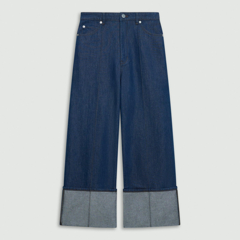 Cuffed Pant in Relaxed Denim 1
