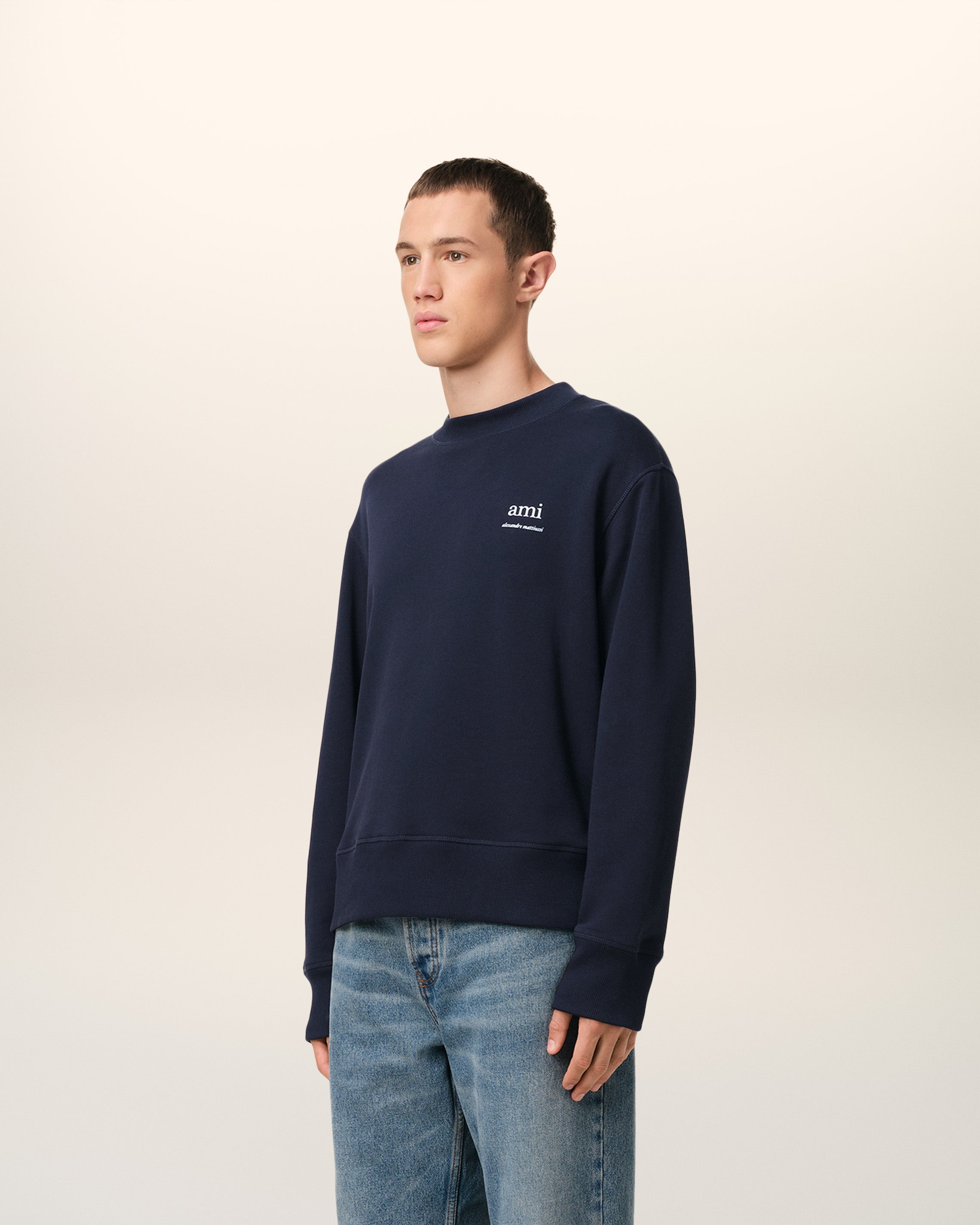 NAVY COTTON SWEATSHIRT - 6