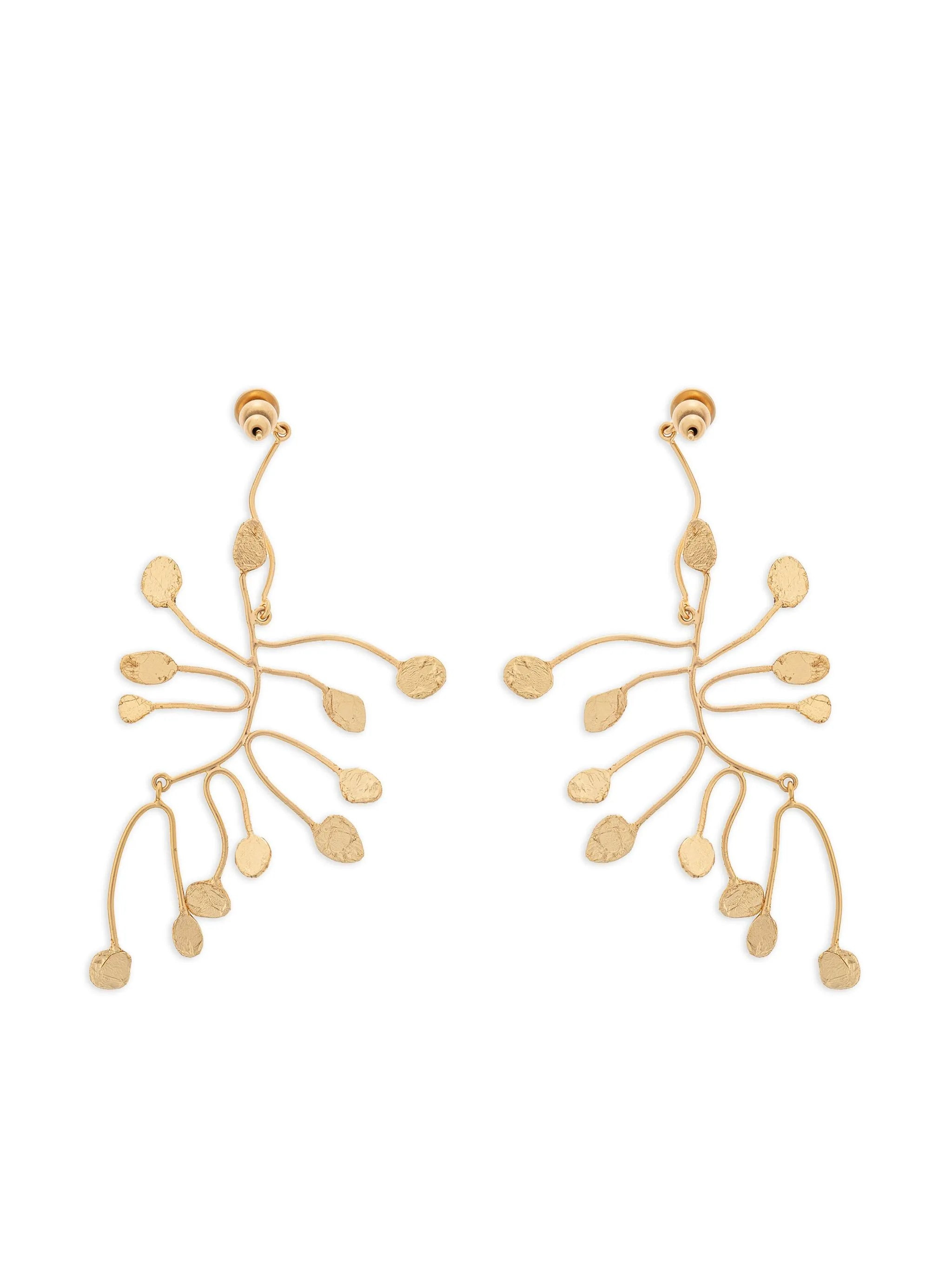 Cult Gaia Ilaria Gold-tone Branch Earrings - 2