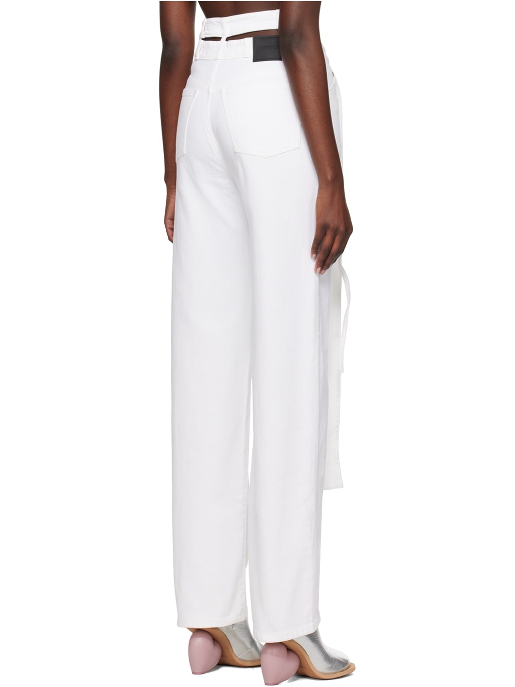 SSENSE Exclusive White Jeans - 3