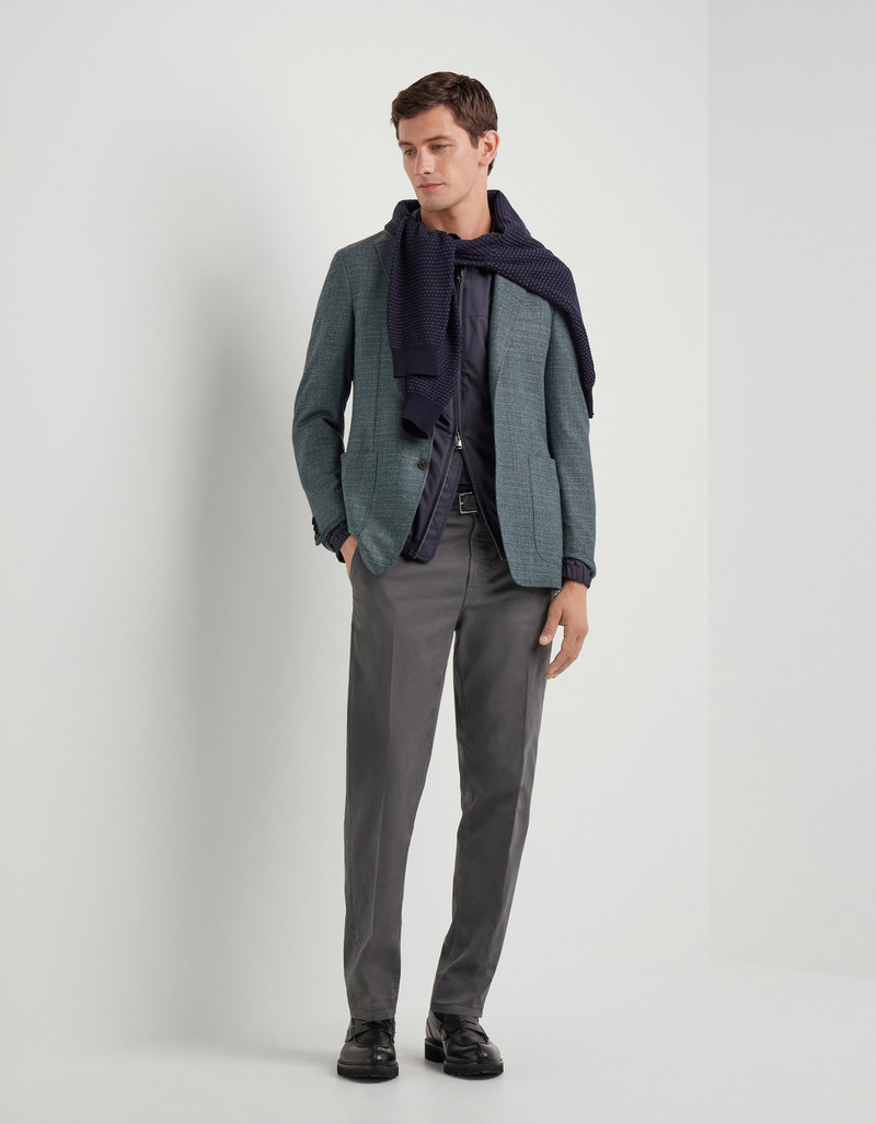 Canali PURE WOOL BRIANZA GREEN KEI JACKET outlook